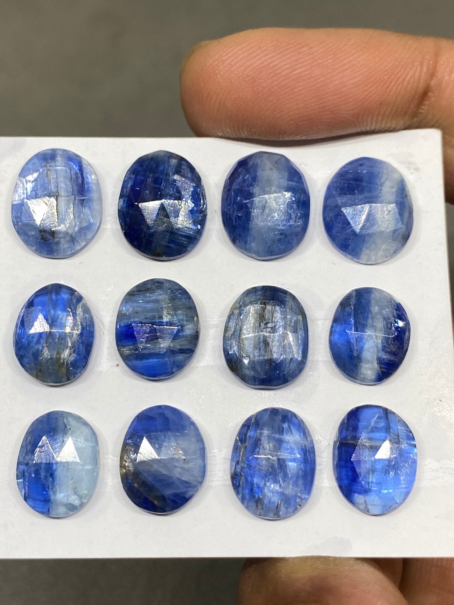 Gorgeous Rare Kyanite rosecut flats fine quality kyanite ovals good quality rosecut kyanite