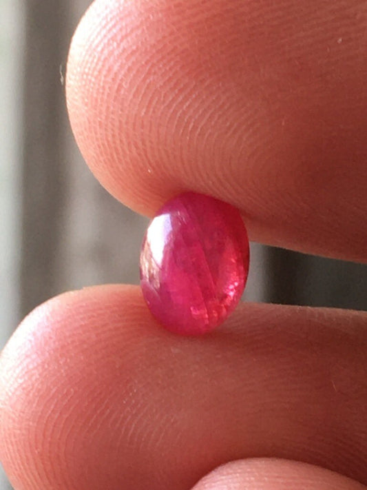 Very cute rare natural ruby oval cabochon red ruby weight 2.5 carats unheated ruby untreated ruby oval cabochon ruby ring supply