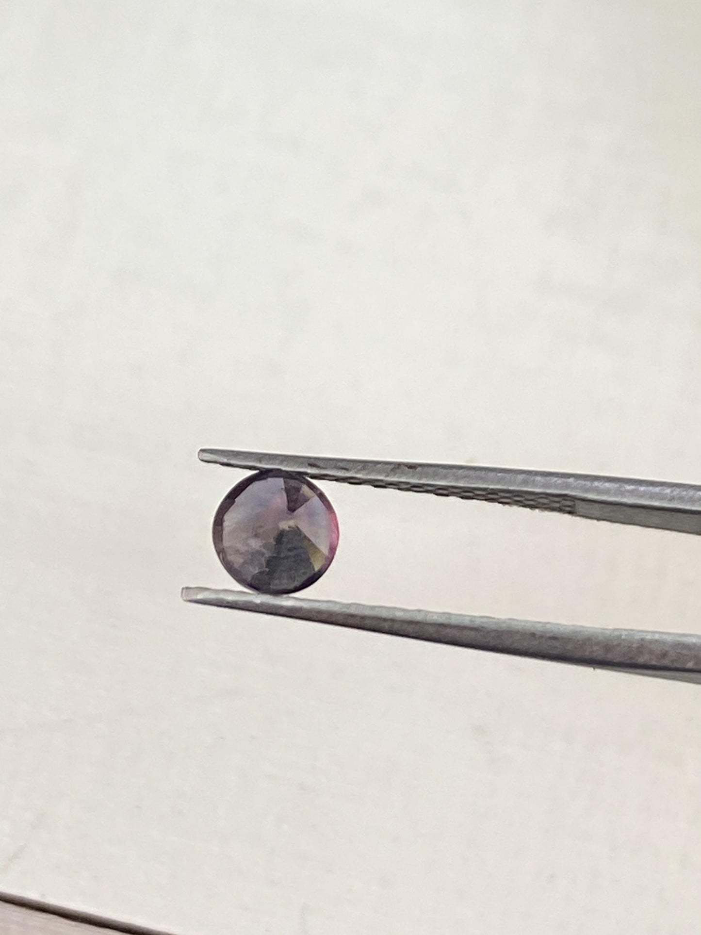 Extremely Rare Color Change Sapphire cutstone round wt 0.73 carat purple to pink sapphire Natural Unheated Untreated Sapphire never seen