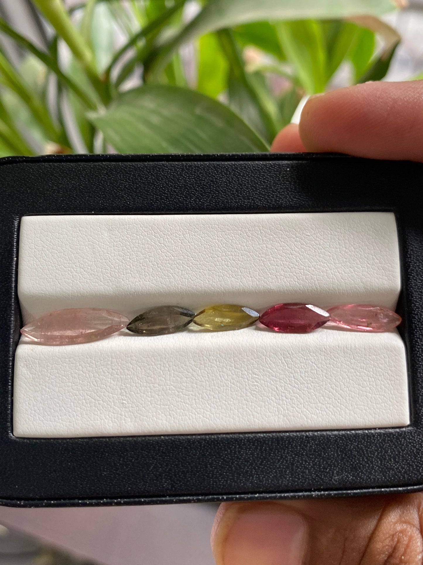 Fabulous  Rare Watermelon Tourmaline marquise cutstones pcs 5 wt 4.10 cts 11x4-16x5mm tourmaline cutstones bi color tourmaline