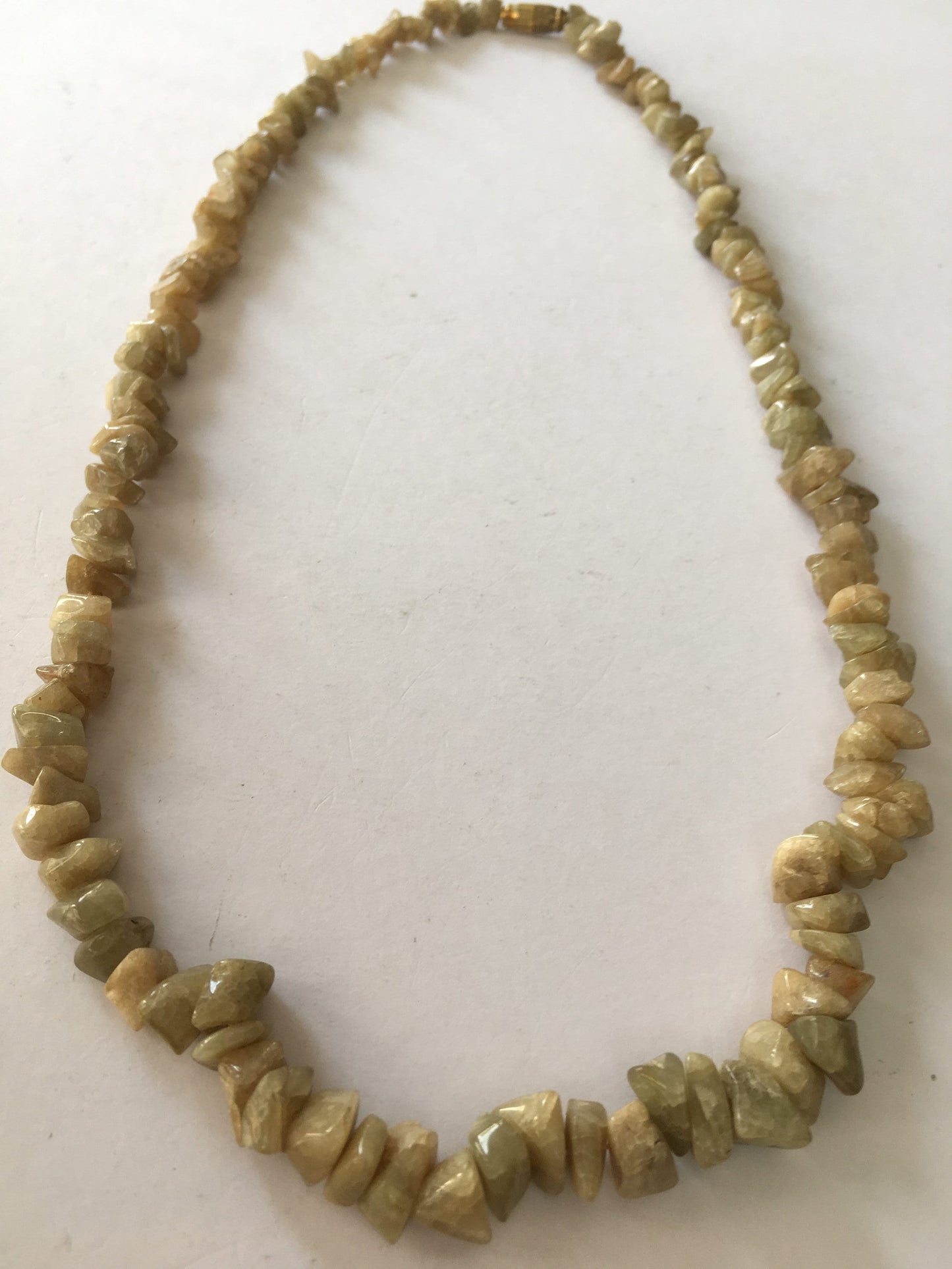 Yellow umba sapphire chip beads necklace with hook 20 inches beautiful 220 carats  approx size 5.5mm to 8.5mm beautiful color