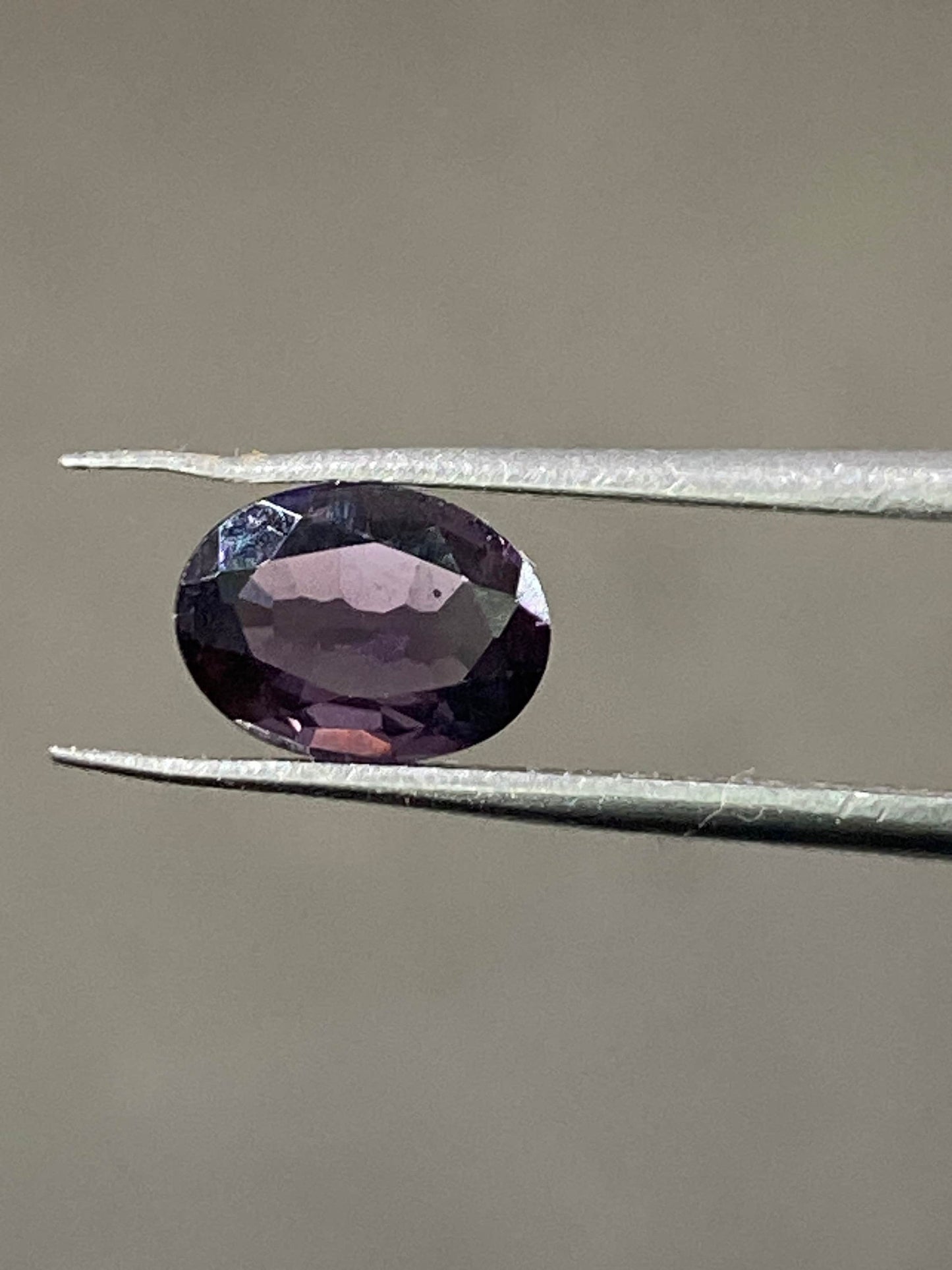 Purple sapphire oval cut natural unheated untreated ring size sapphire wt 1 carat size 7.8x5.7mm Sapphire oval