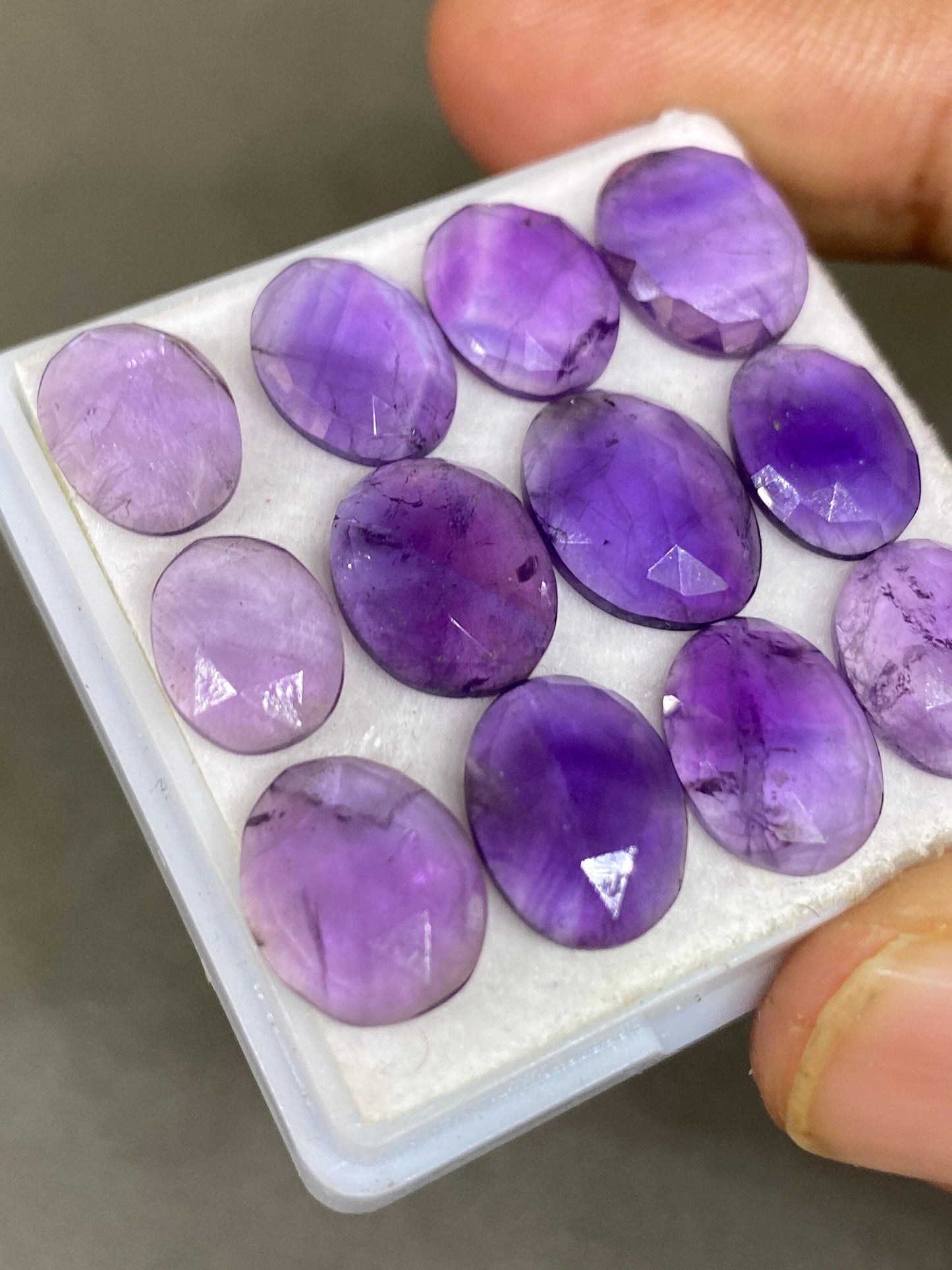 Awesome rare amethyst rosecut fancy shapes freeform amethyst pendant supply weight 32 carats pcs 12 size 10x9mm-13x10mm rosecut amethyst