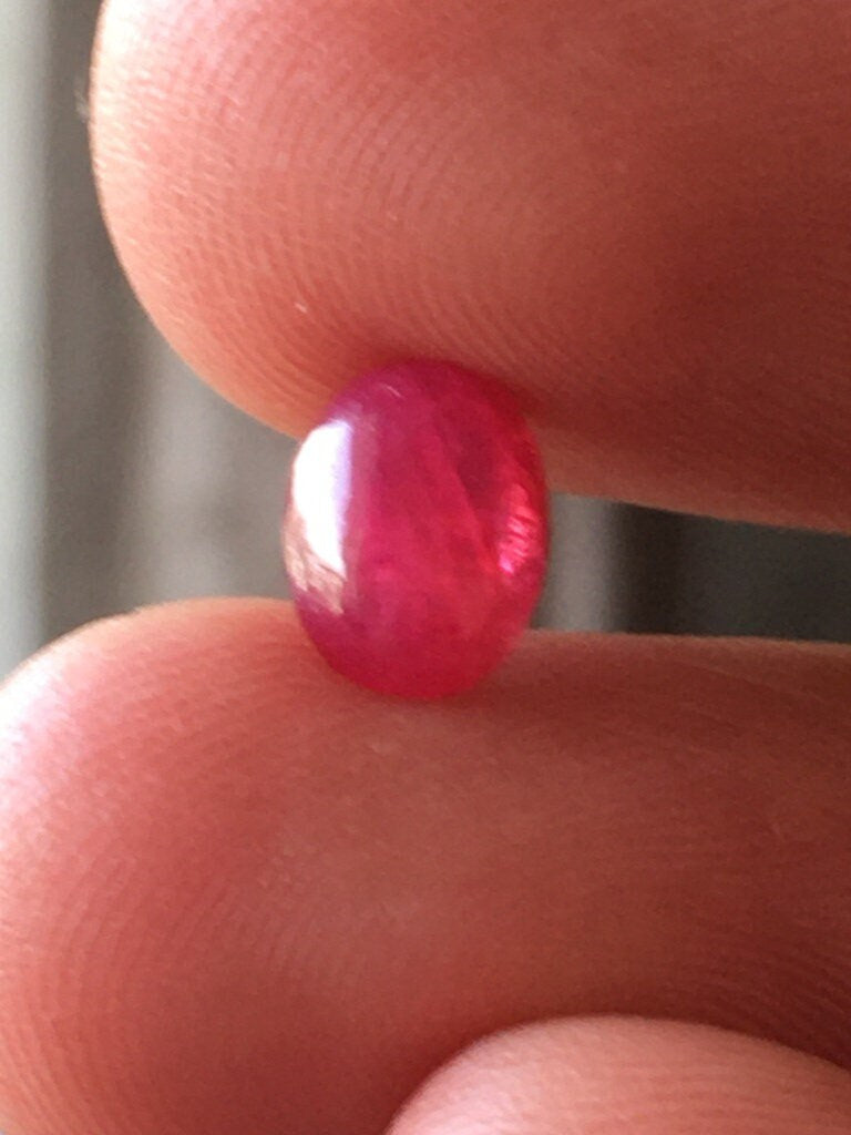 Very cute rare natural ruby oval cabochon red ruby weight 2.5 carats unheated ruby untreated ruby oval cabochon ruby ring supply