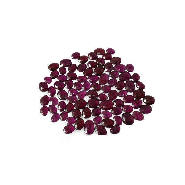 Rare Rhodolite purple garnet rosecut fine quality amazing gemstones with inclusions 6mm-9mm natural purple garnet more pieces of small sizes