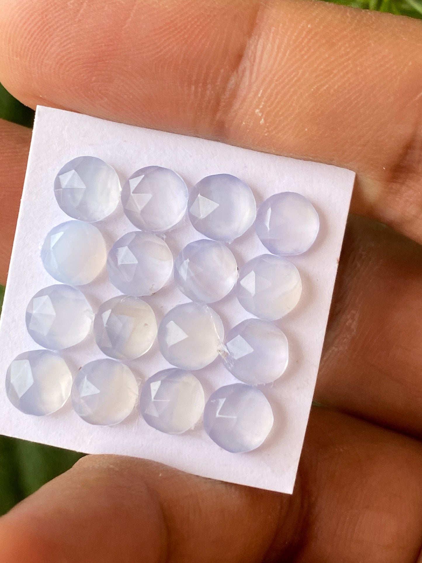 Gorgeous chalcedony rosecut round shape pcs 16 weight 18.70  carats size 6.5mm-6.8mm  chalcedony round