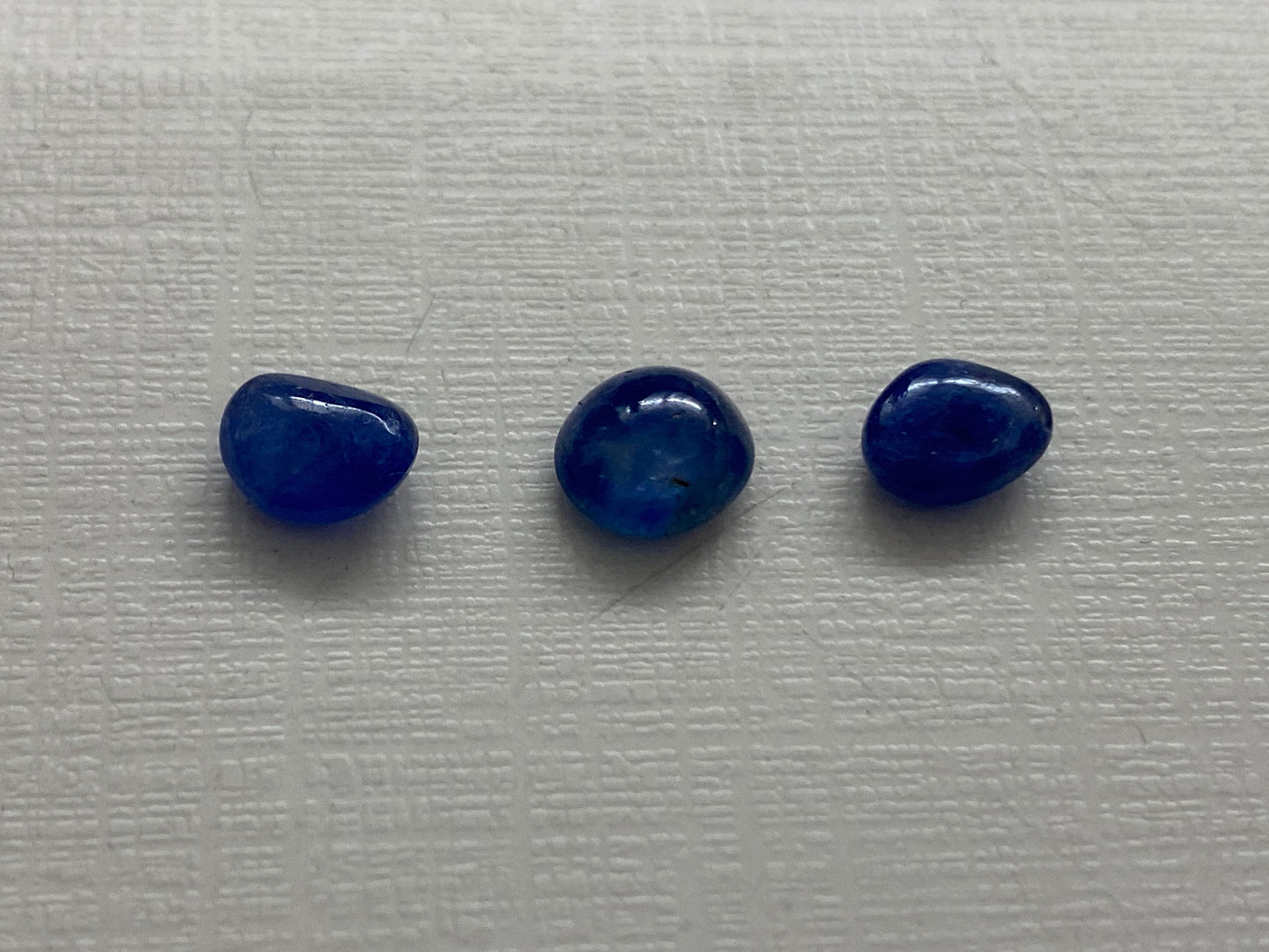 Fabulous Natural Burma Very Rare Blue sapphire size 8x7mm-9x8mm wt 9.25 carats pcs 3 Burma mines sapphire cabochon ideal for pendant or ring