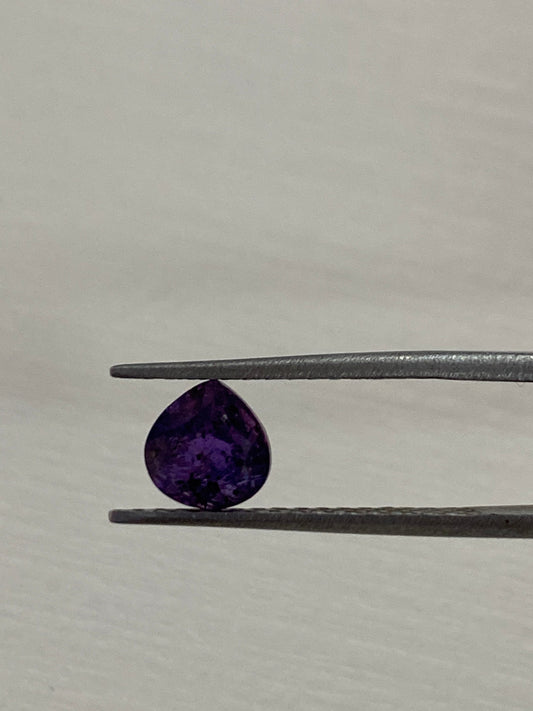 Very Rare Purple Sapphire ring size cutstone inclusions size weight carat Purple sapphire Natural Unheated Untreated Sapphire