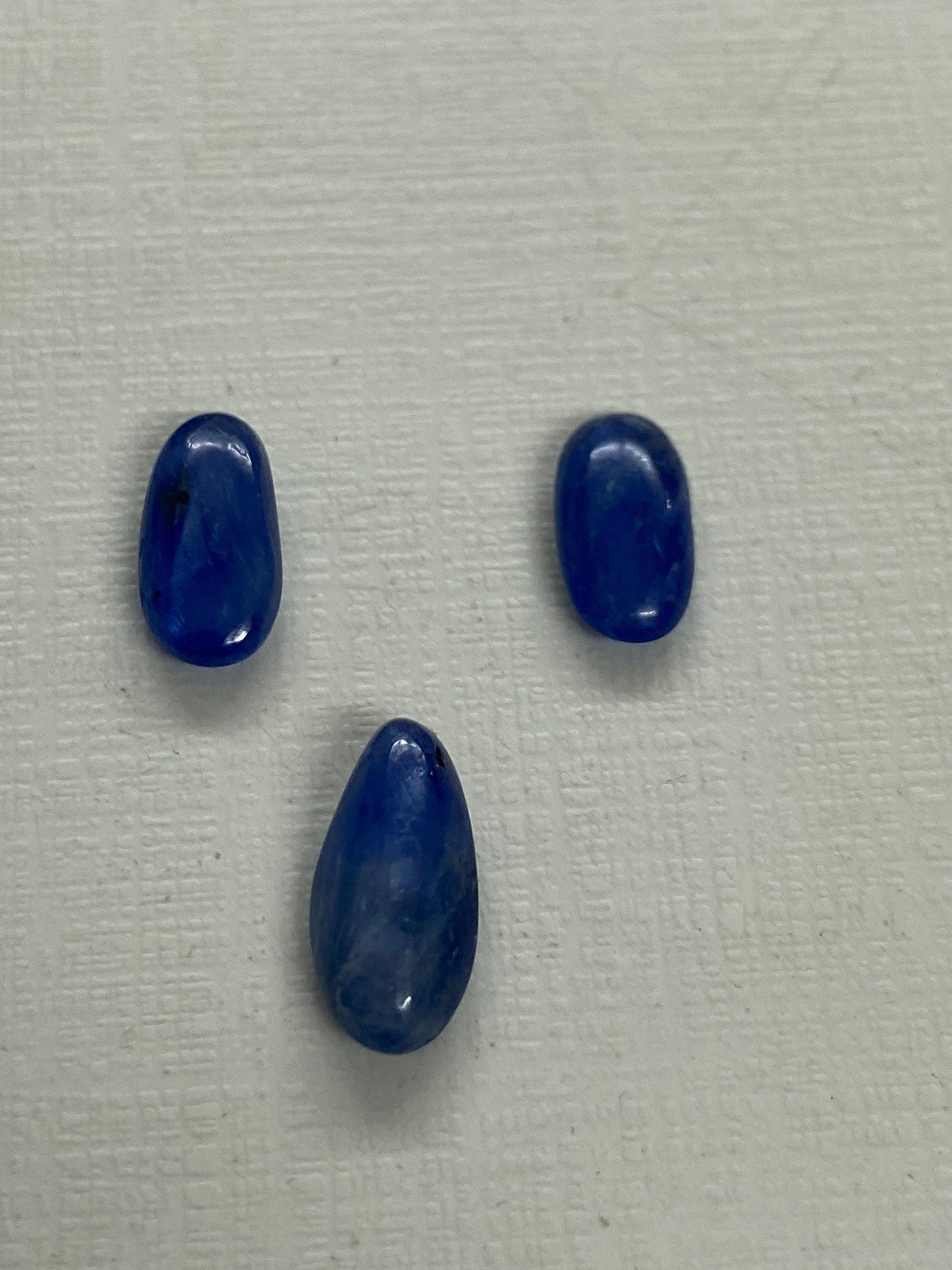 Cute Natural Burma Very Rare Blue sapphire  size weight 11.15 carats pcs 3 Burma mines sapphire cabochon ideal for pendant or a ring