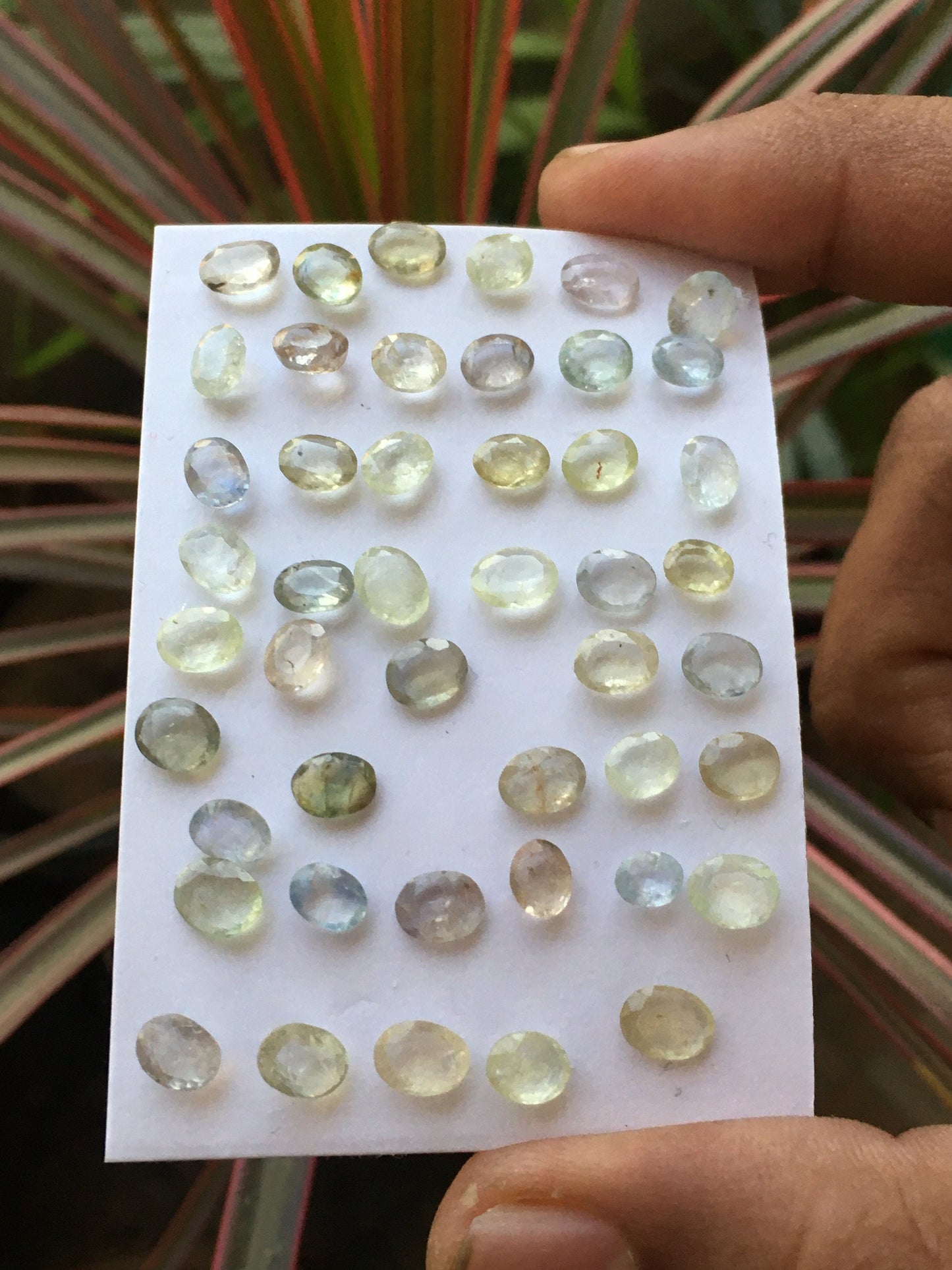 Nice natural umba Sapphire ring oval cuts Pastel colors sapphire unheated untreated sapphire wt 37.60 cts pcs 46 size 5.7x4.7mm to 7.1x5mm