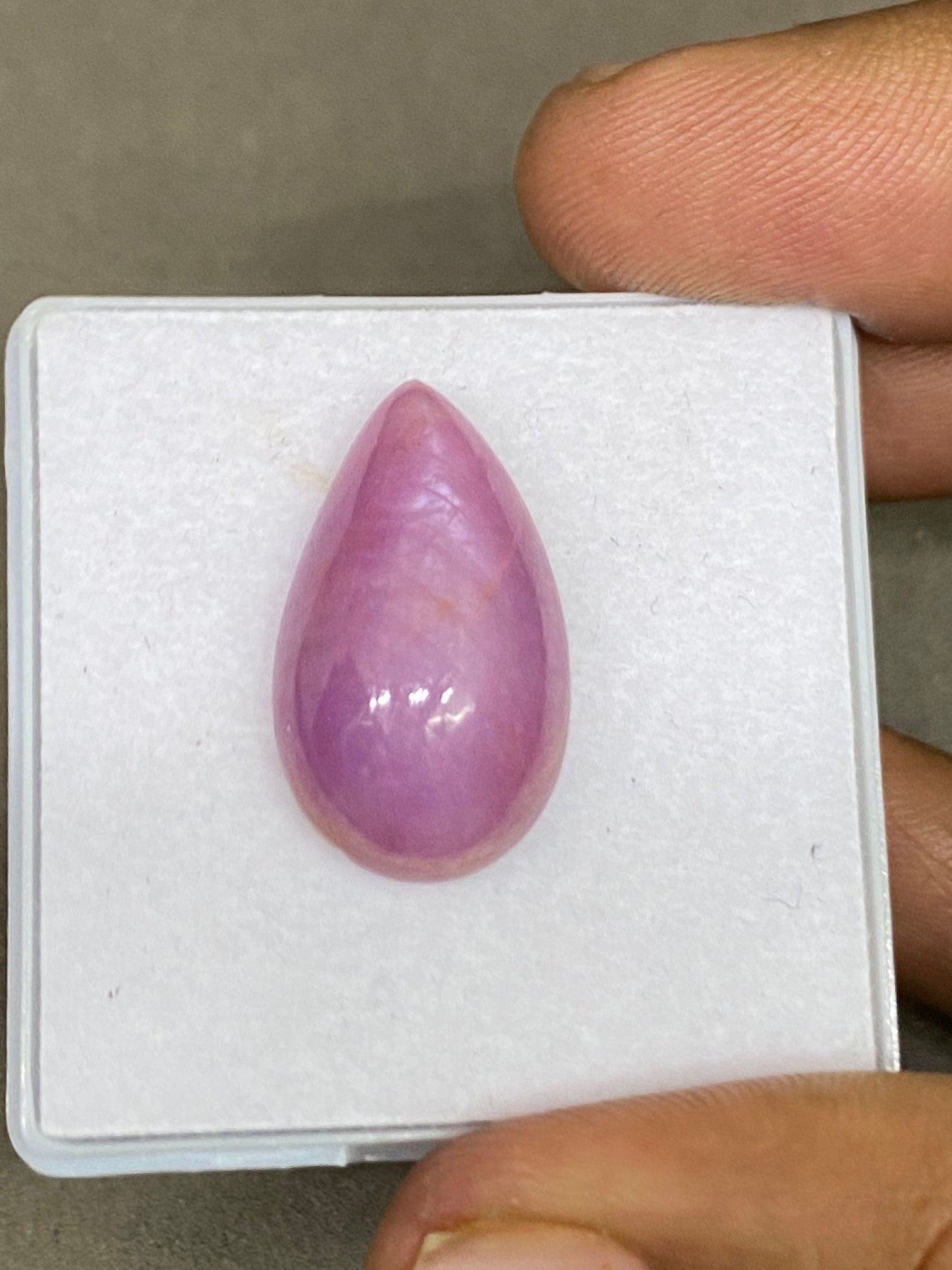 Fabulous big size natural pink sapphire cab pear wt 25 cts size 24x14mm unheated untreated natural pink ruby cab ideal for pendant ruby