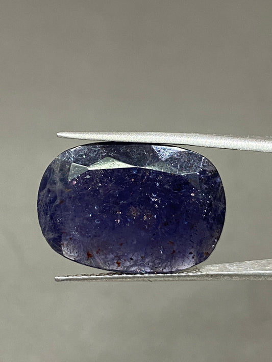 Awesome Iolite Sunstone confetti Cushion shape cut stone ideal for ring size 21x15mm weight 13.15 carats Iolite cutstones