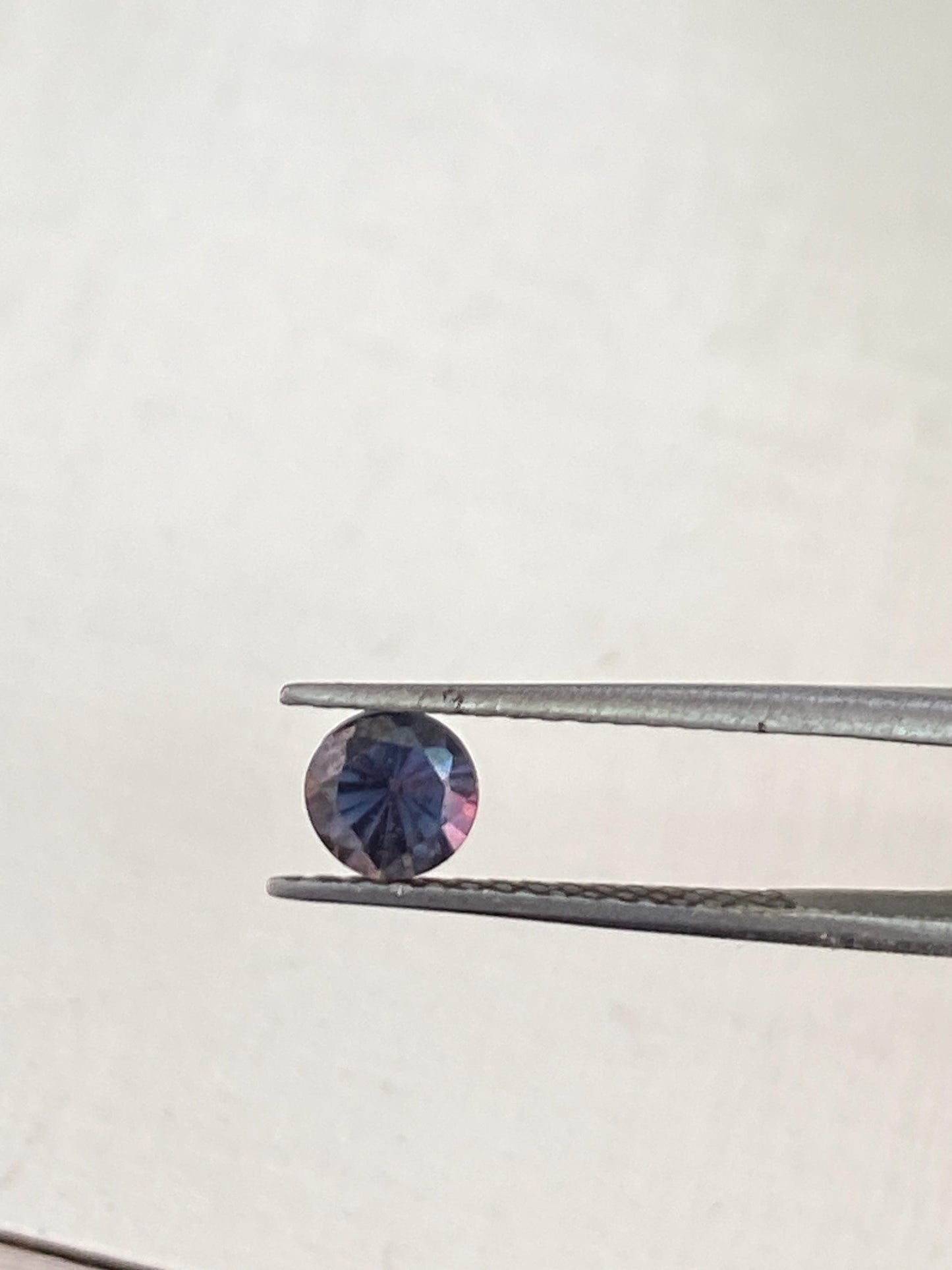 Extremely Rare Color Change Sapphire cutstone round wt 0.73 carat purple to pink sapphire Natural Unheated Untreated Sapphire never seen