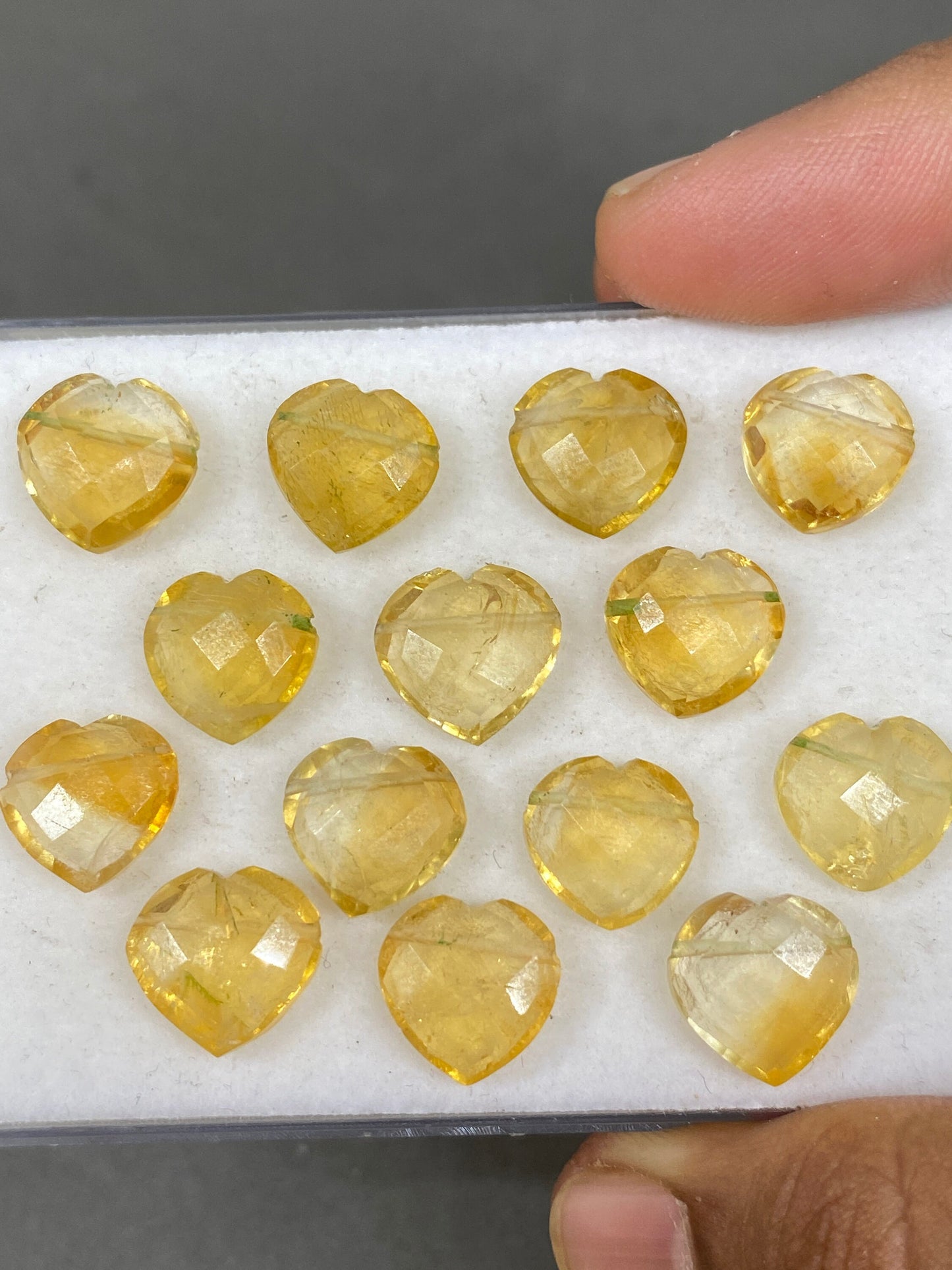 Amazing rare Citrine faceted heart shape carving briolette drilled pcs 14 wt 68 approx size 11mm-12mm citrine heart  briolette