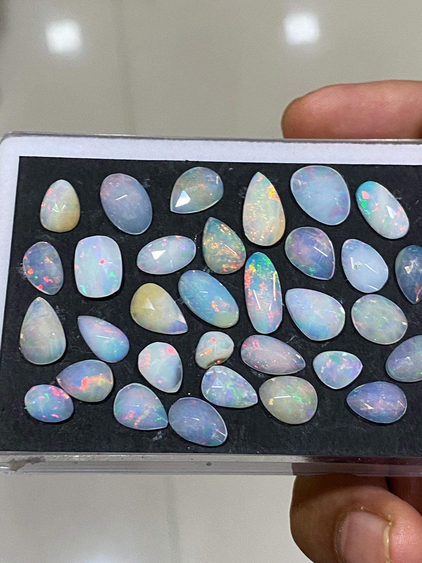 Stunning  Ethiopian opal rosecut Welo opal rosecut aaa quality wt 26 carats pcs 32 size  rosecut opal  fire natural opal rosecut