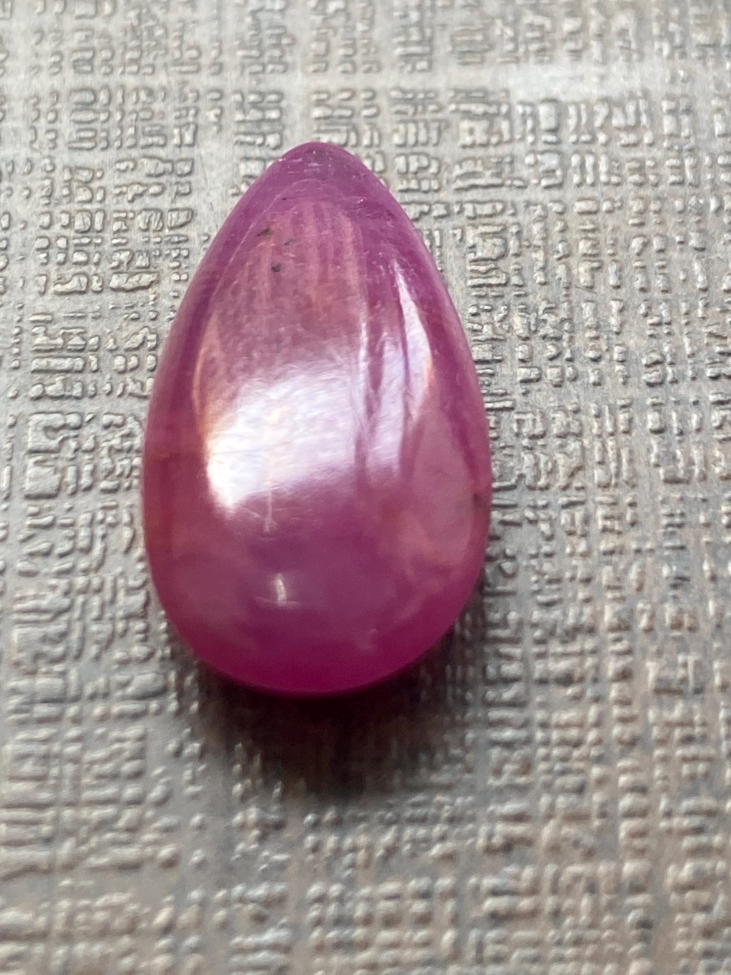 Stunning Very rare Ruby pear briolette  smooth polished briolette weight carats Size  Natural Ruby untreated ruby unheated ruby