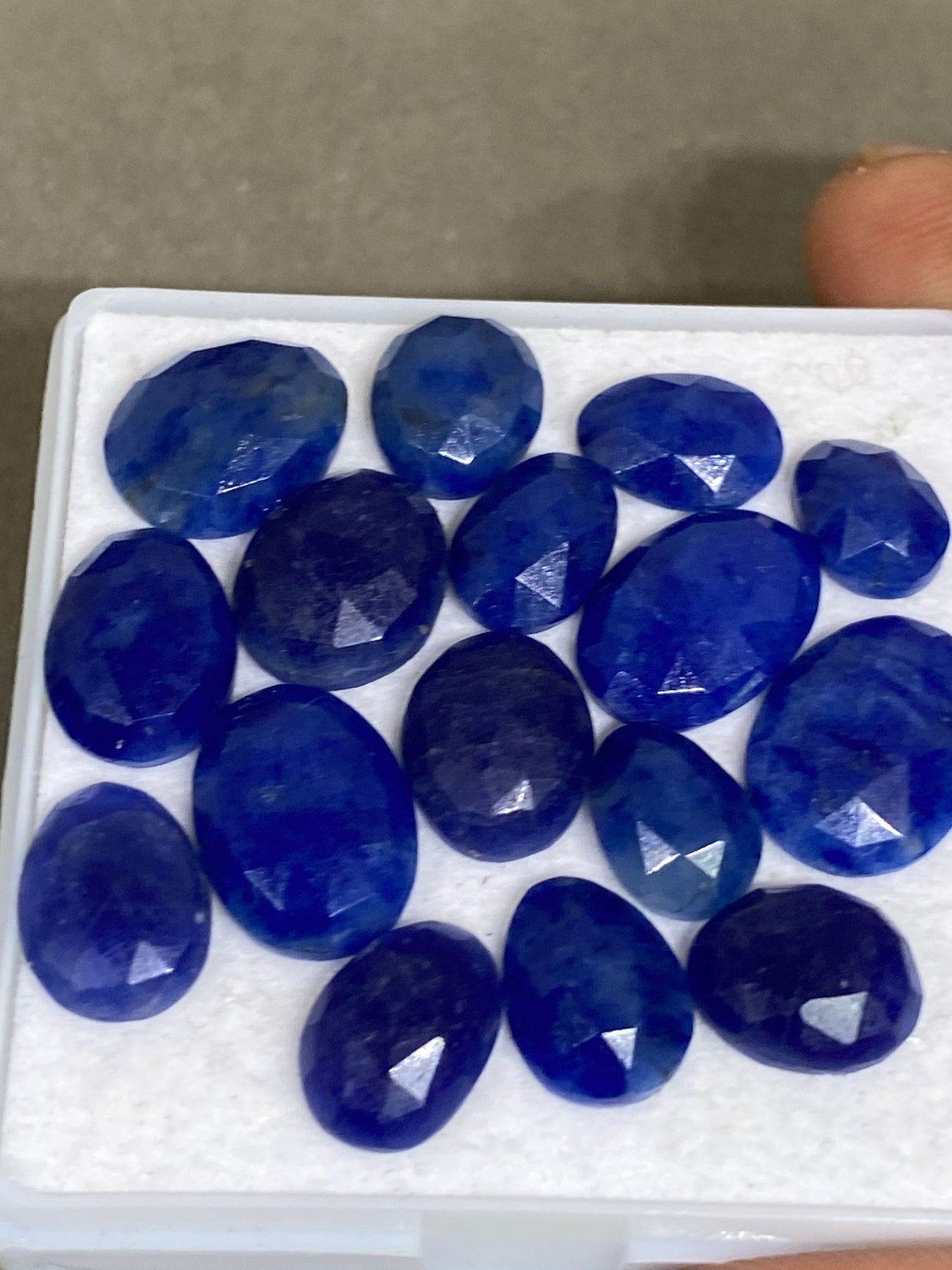 Very beautiful Sodalite rosecut mix shapes wt pcs 16 natural Sodalite beautiful color Rare Sodalite rosecut