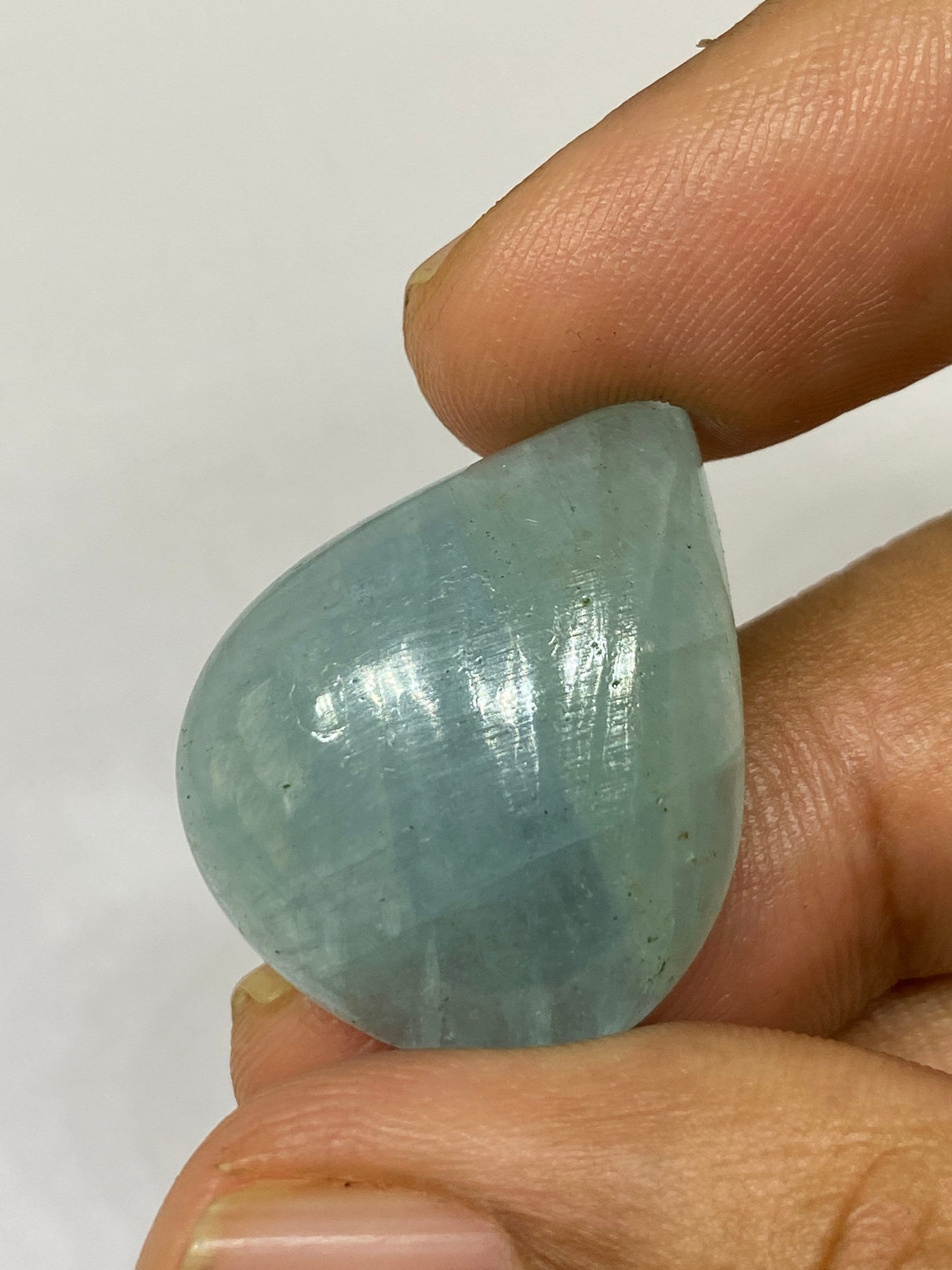 Nice rare green aquamarine pear cabochons ideal for a pendant weight size  natural aquamarine Pear cabochon