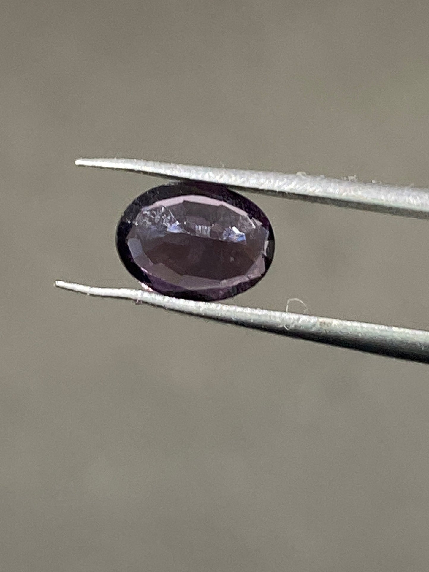 Purple sapphire oval cut natural unheated untreated ring size sapphire wt 1 carat size 7.8x5.7mm Sapphire oval