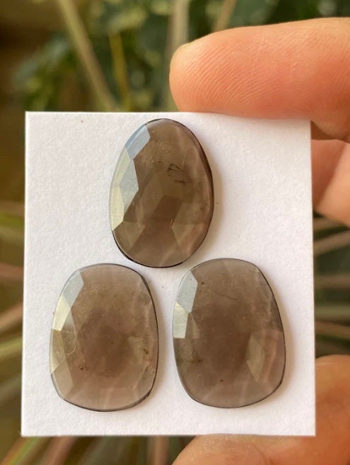 Stunning smokey quartz rosecut lot pairs pendant earrings supply fine quality rosecut smokey quartz