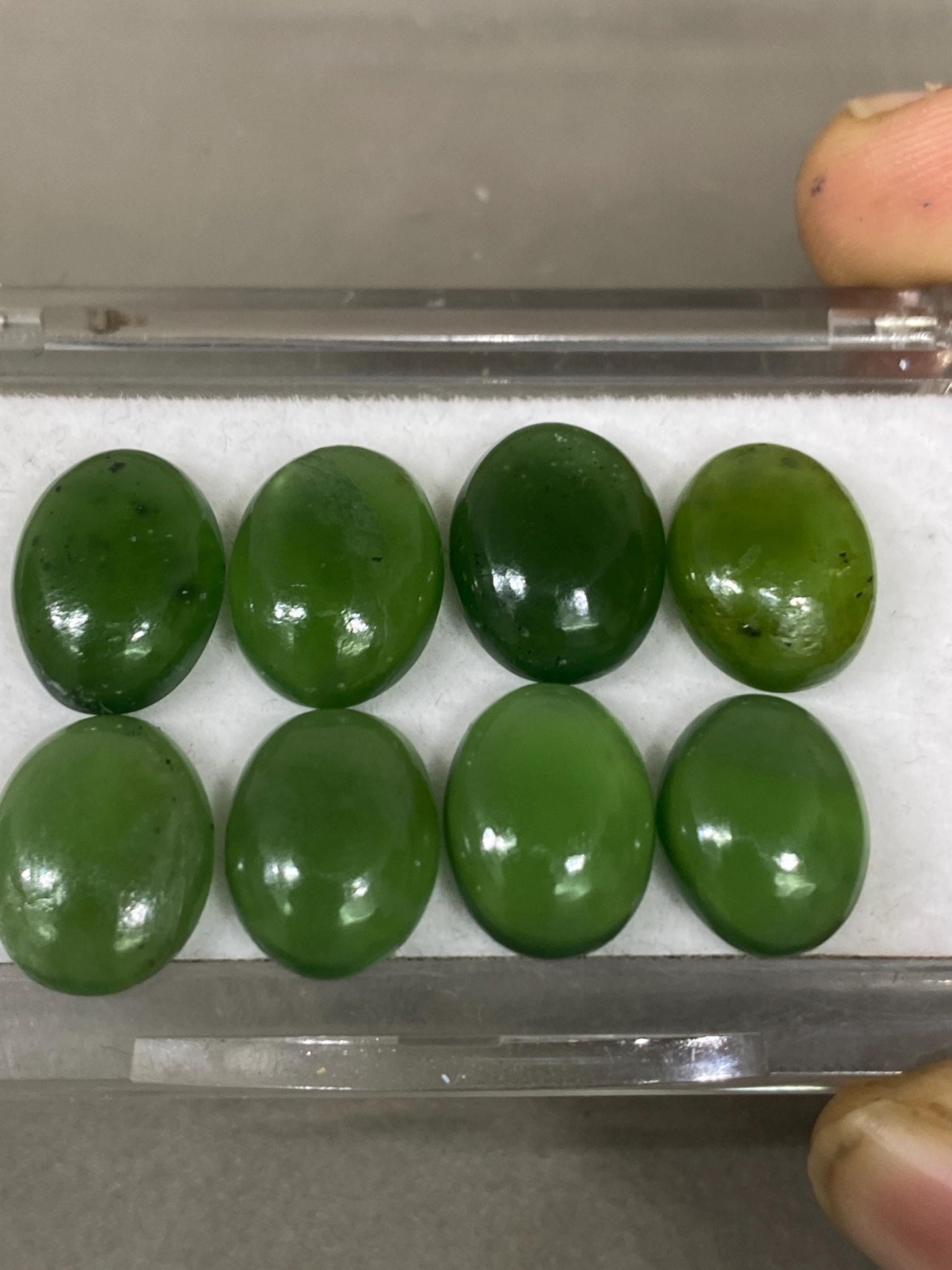 serpentine cabochons gems beautiful green cabochons pcs 8 wt 39.45 carats size 12x10mm serpentine cabochons