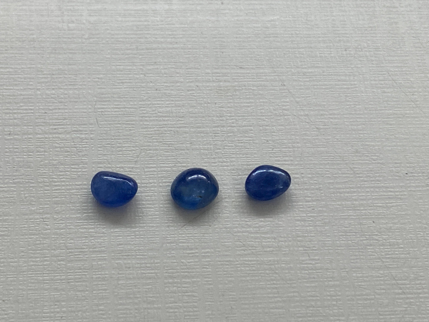 Fabulous Natural Burma Very Rare Blue sapphire size 8x7mm-9x8mm wt 9.25 carats pcs 3 Burma mines sapphire cabochon ideal for pendant or ring