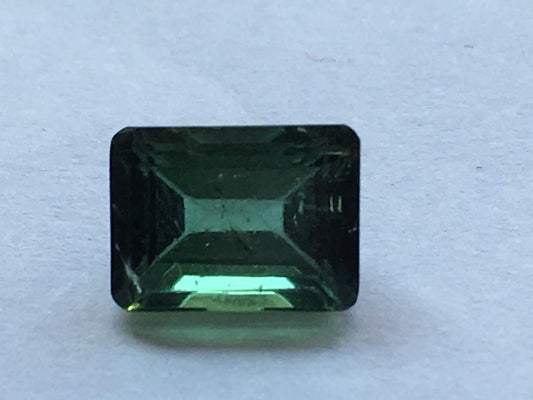 Delightful very rare mint green tourmaline octagon cut wt 2 carats size 8x6mm tourmaline cut for ring pendant