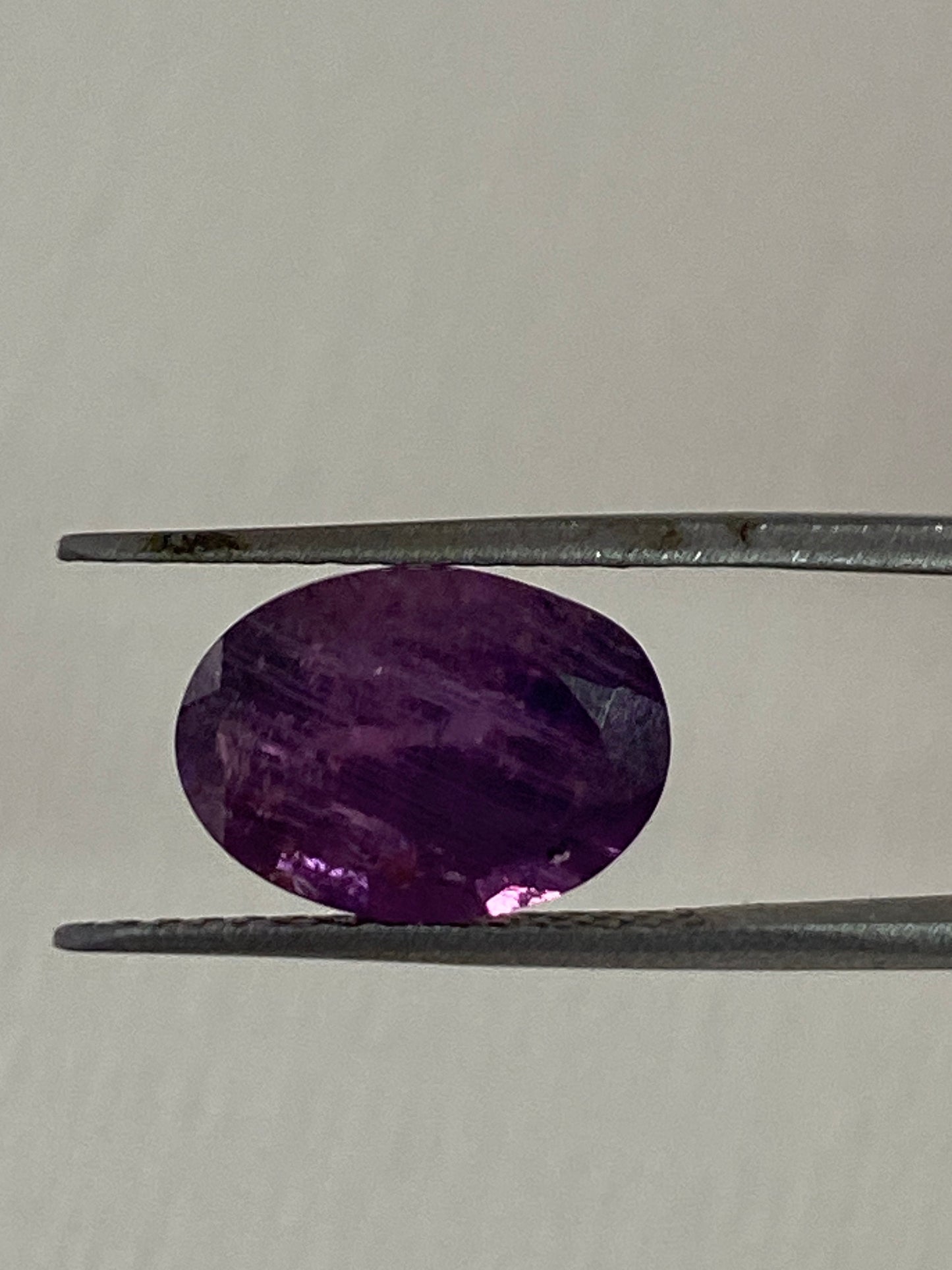 Intense Pink sapphire purple sapphire oval cut natural unheated untreated ring size sapphire wt 5 carats size 11.4x8.3mm Sapphire oval