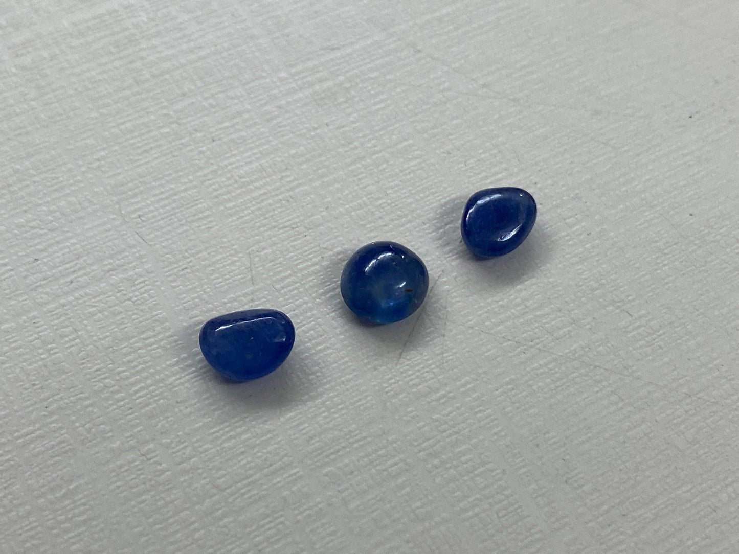 Fabulous Natural Burma Very Rare Blue sapphire size 8x7mm-9x8mm wt 9.25 carats pcs 3 Burma mines sapphire cabochon ideal for pendant or ring