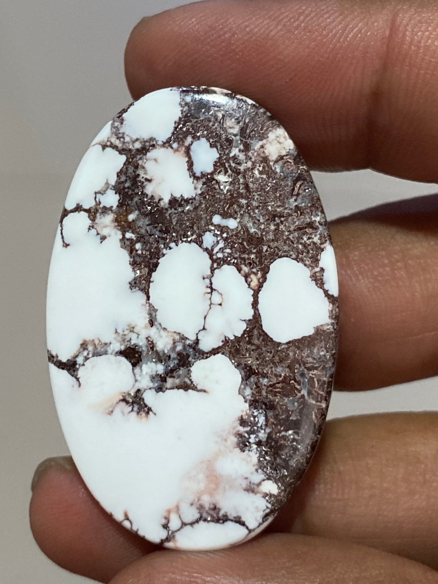 White horse jasper oval cabochon  beautiful white horse jasper cabochons ideal for pendant rings jewelry supply designer cabochons