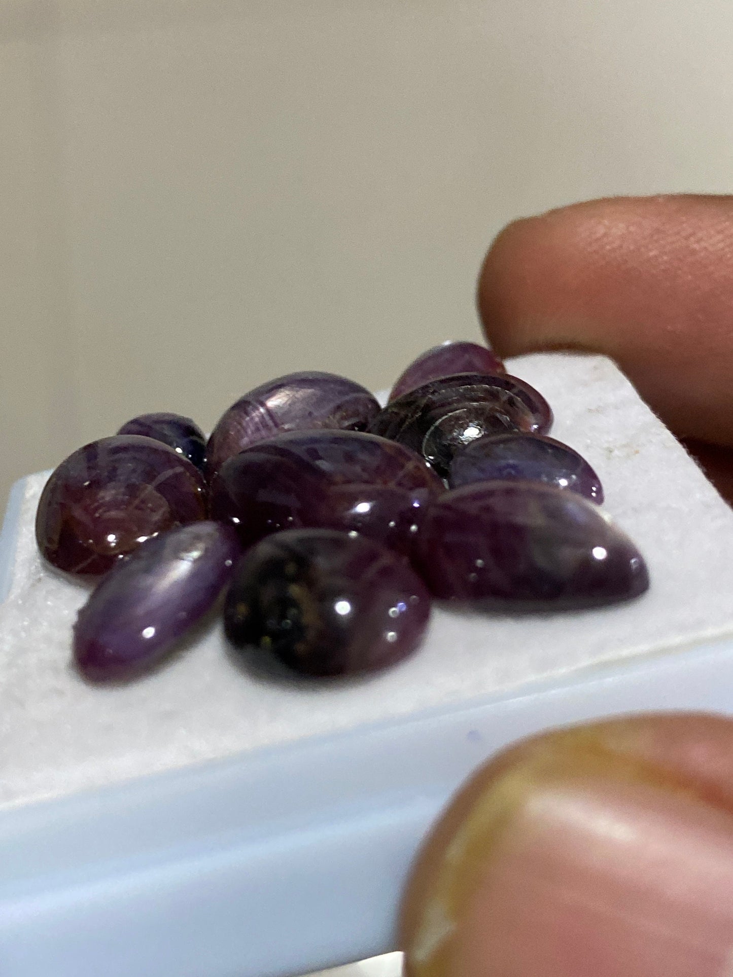 Stunning rare Star ruby pears cabochons fancy designer gems wt 51 carats size 9x7-15x10mm pcs 10 natural unheated untreated ruby cabochon