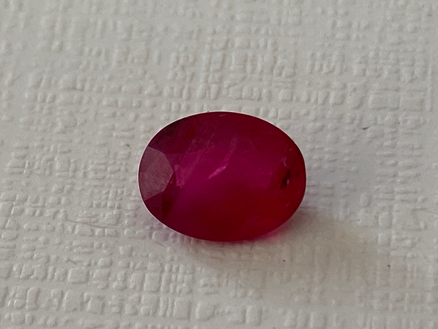 Rare Natural Mozambique ruby oval cut ring size small pendant size weight  carats Natural ruby oval cut