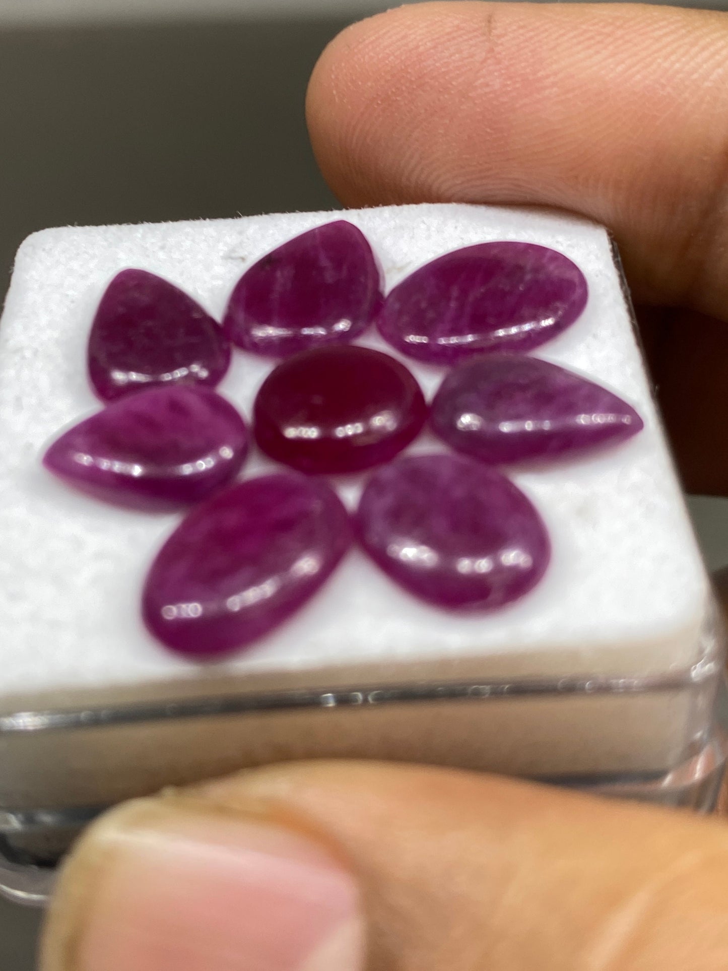 Natural ruby unheated untreated ruby old mines good quality weight 17 carats size 9mm-12x9mm unheated untreated ruby cabochon