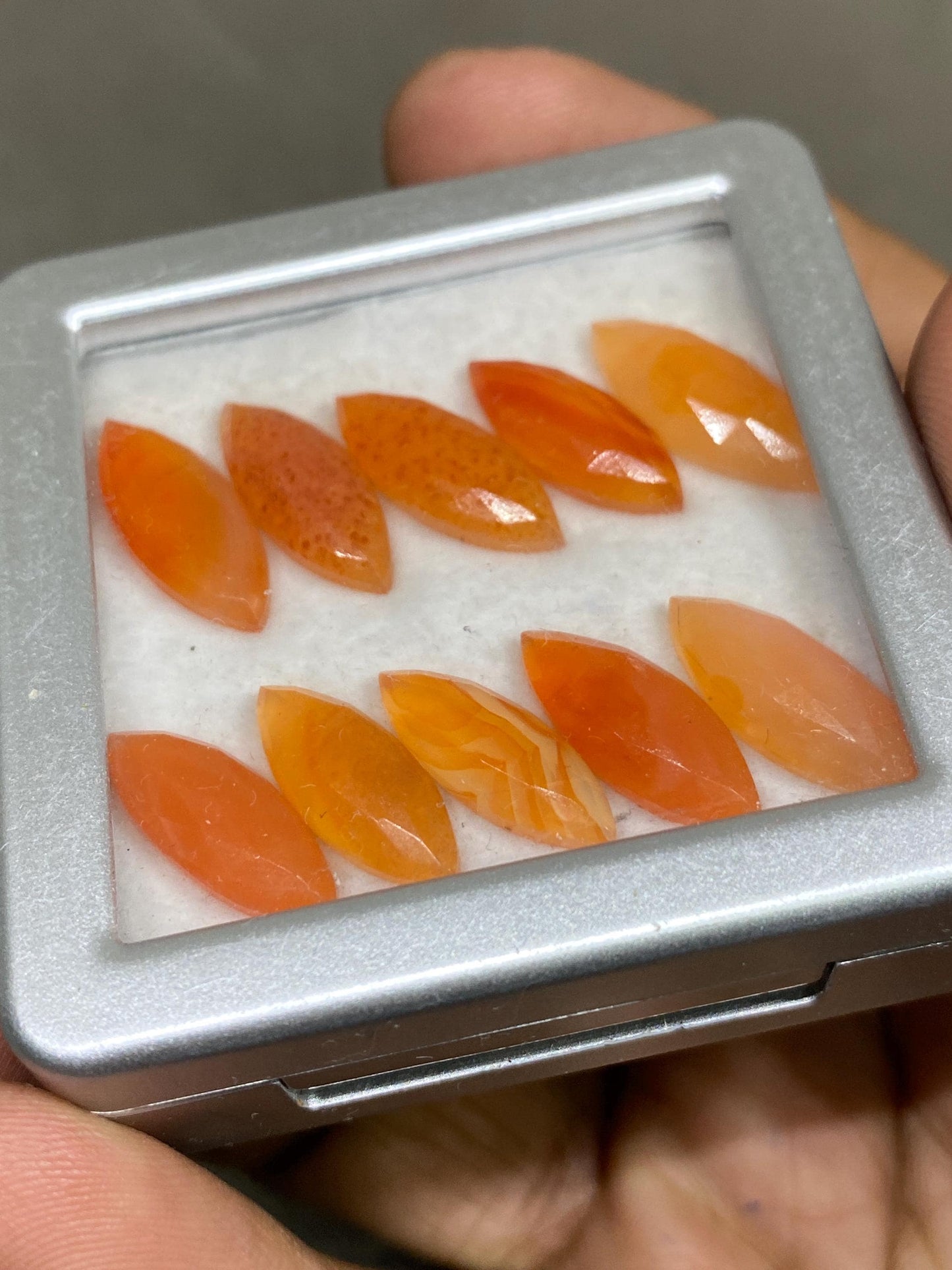 Beautiful  Carnelian rosecut marquise big size pcs 10 wt 31.75 carats size 16x6-18x7mm aaa quality marquise shapes carnelian cabochons