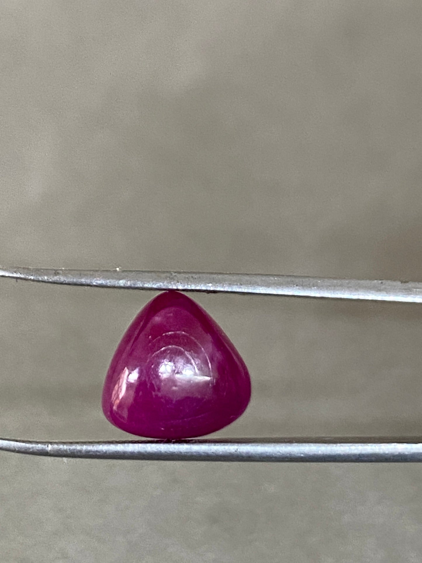 Very rare natural Ruby Trillion Cabochon blood red ruby trillion ruby 10mm Natural ring wt 5.40 carats Pendant Unheated untreated ruby