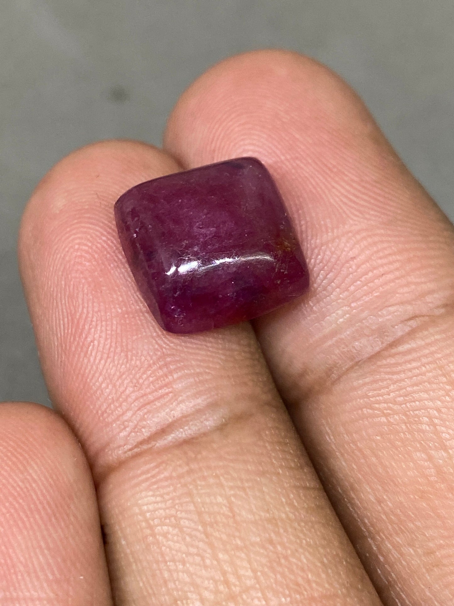 Very rare natural Ruby Cushion Cabochon blood red ruby beautiful ruby Natural ring wt 11 carats 12mm Pendant Unheated untreated ruby