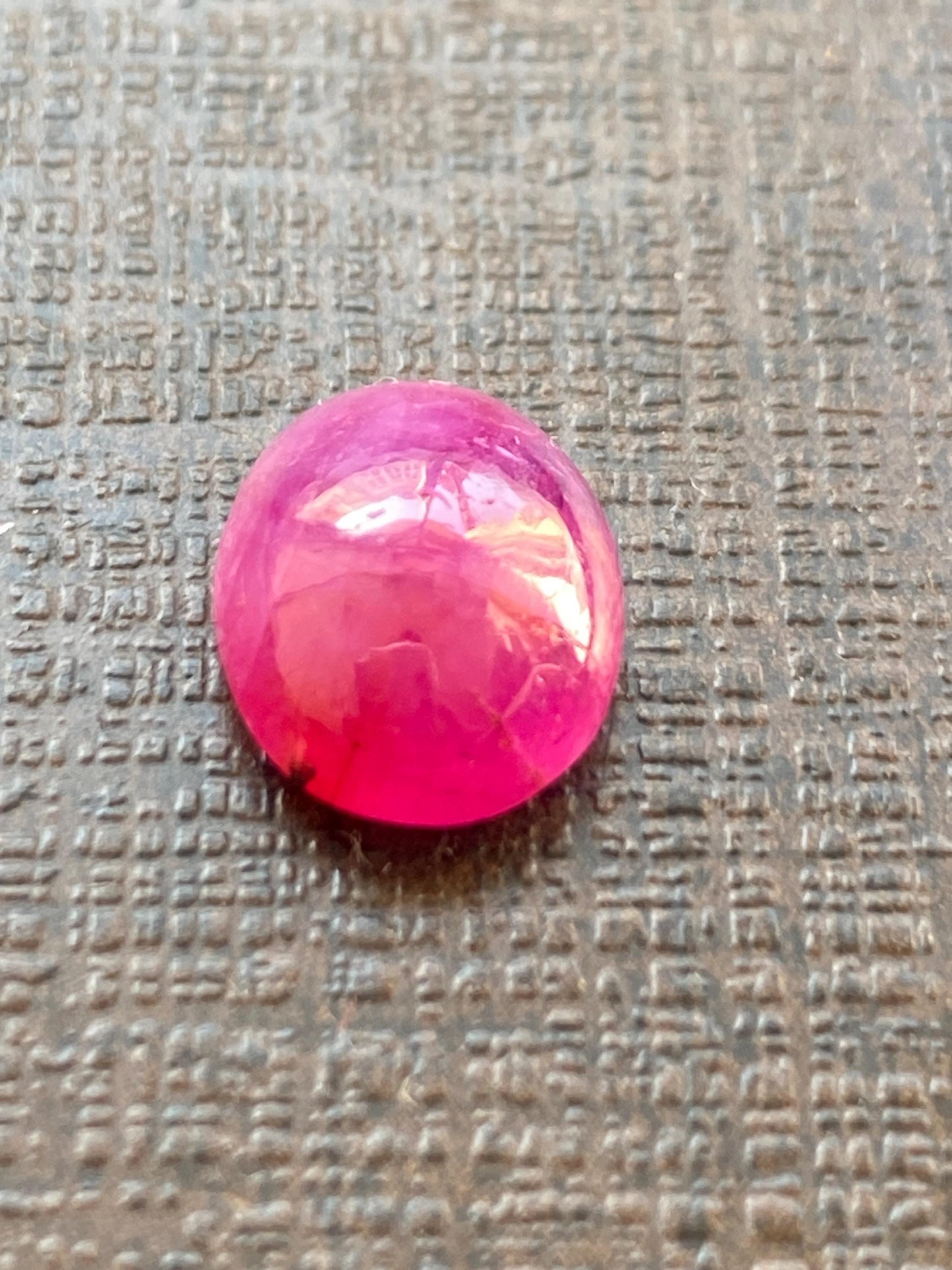 Stunning l rare natural Ruby oval Cabochon blood red ruby beautiful ruby Natural ring wt 5.25 carats 11x9mm Pendant Unheated untreated ruby