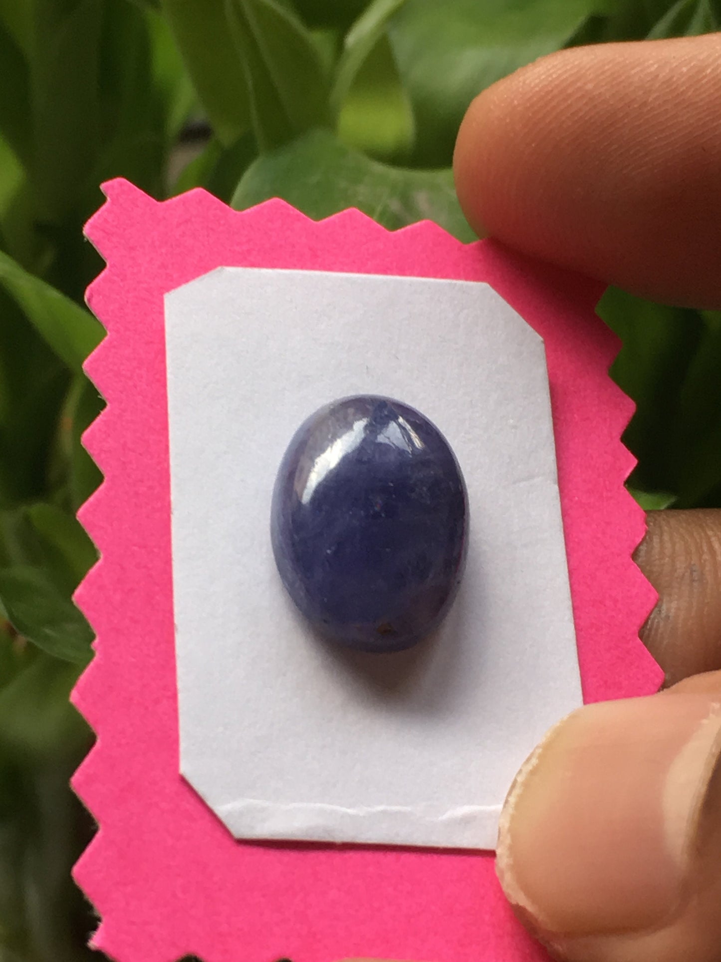 Beautiful Natural tanzanite big size  oval cabochon ideal for ring pendant good quality wt 9.50 cts size 15.7x11.6mm tanzanite oval cabochon