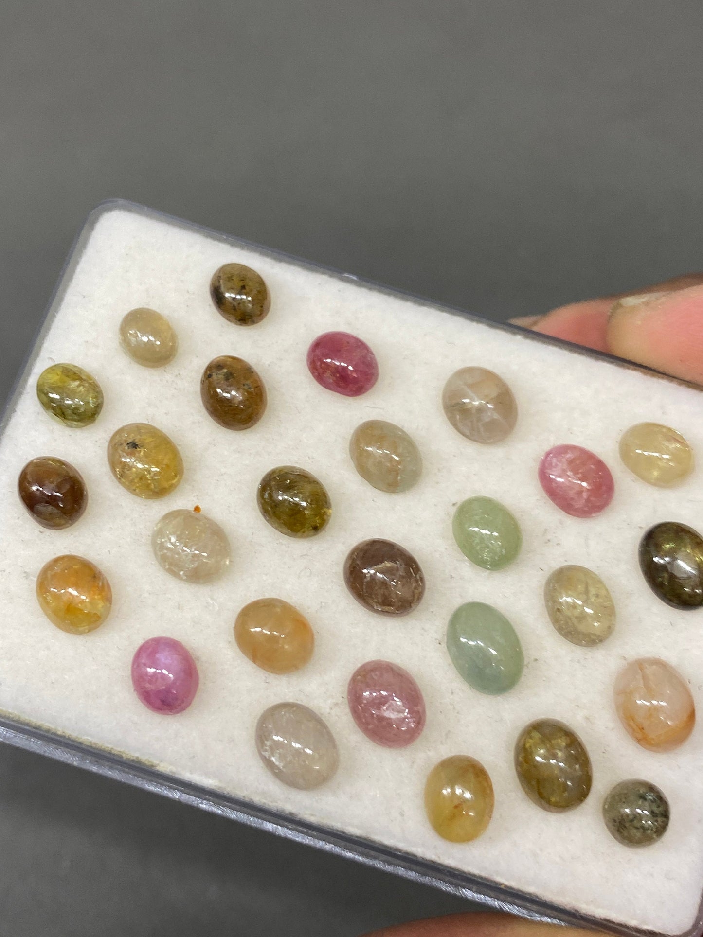 Beautiful set of umba sapphire cabochons very nice natural unheated untreated sapphires pcs 27 wt 63 carats size 6.4mm-9.4x7.5mm sapphire