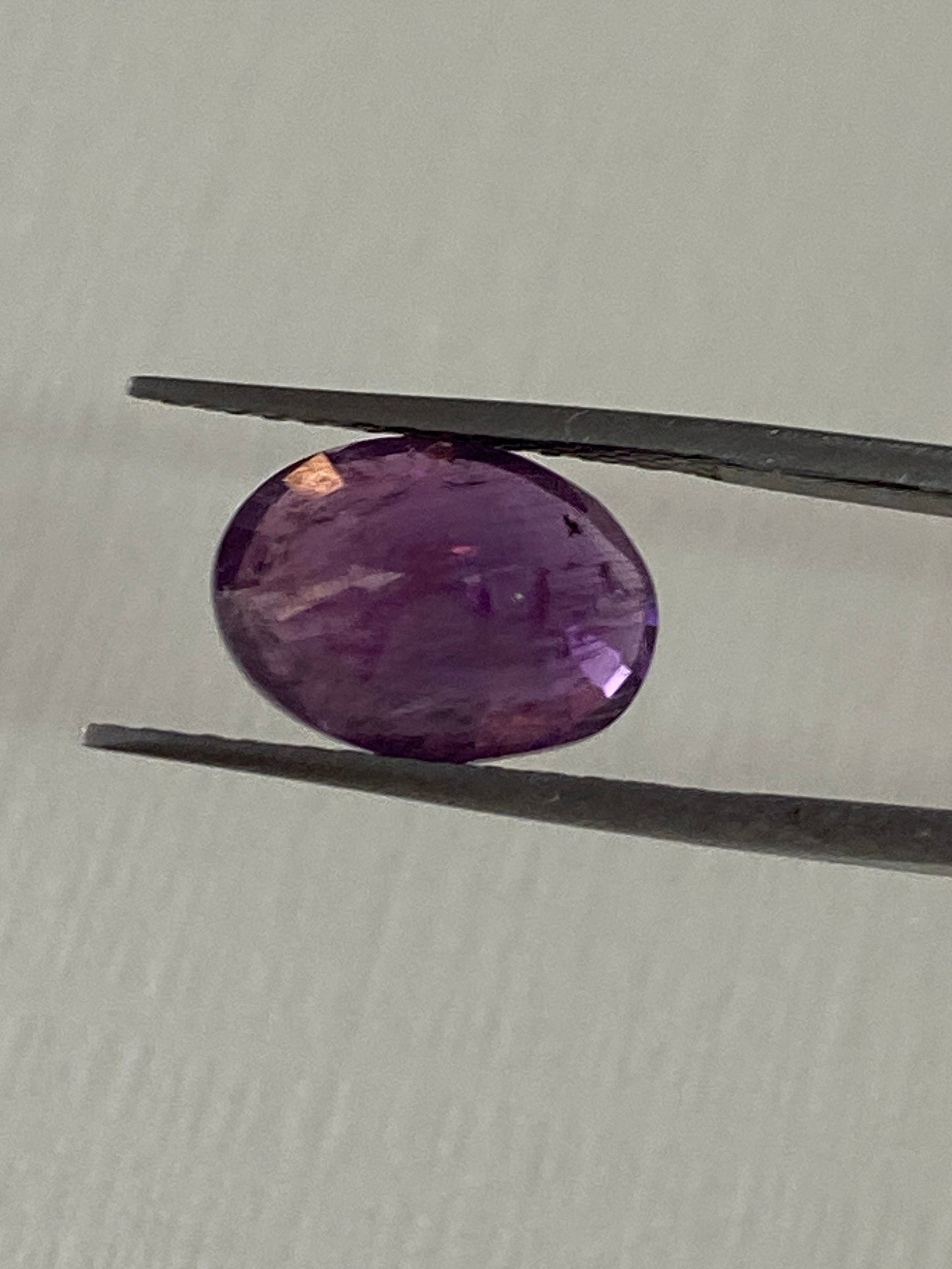 Intense Pink sapphire purple sapphire oval cut natural unheated untreated ring size sapphire wt 5 carats size 11.4x8.3mm Sapphire oval