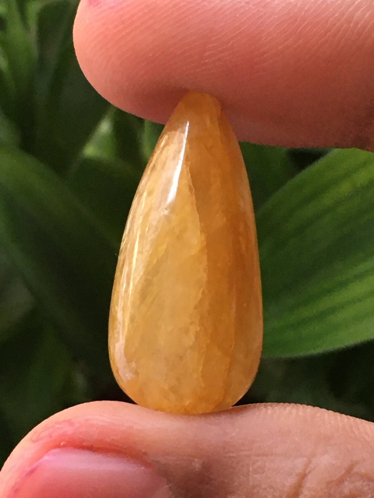 Very rare huge size Yellow sapphire pear shape cabochon weight 36.95 carats natural unheated untreated sapphire pendant size 30x14mm