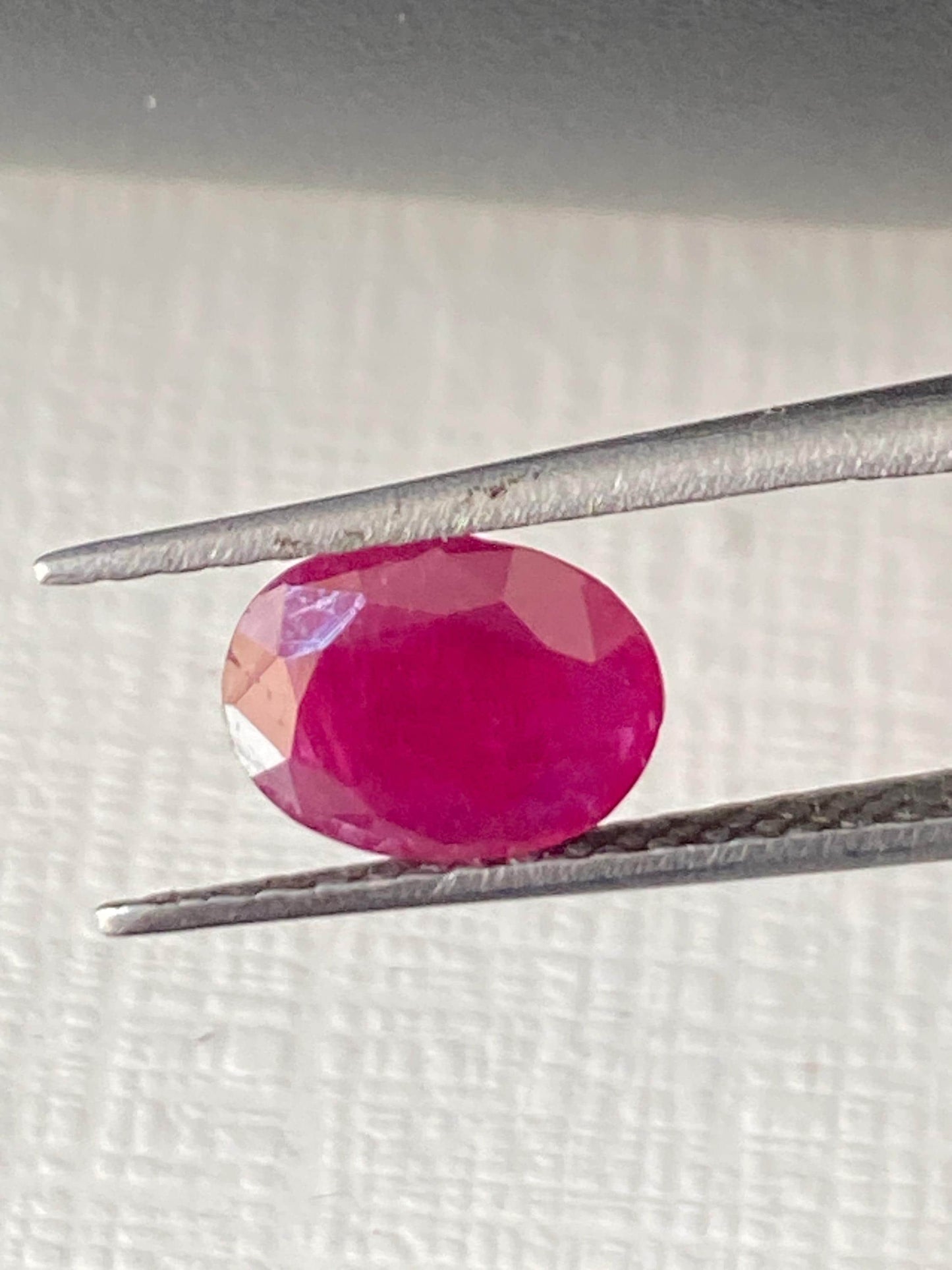 Rare Natural Mozambique ruby oval cut ring size small pendant size weight 1.15 carat Natural ruby oval cut