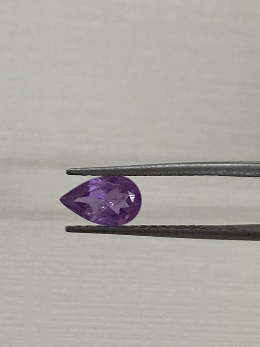 Rare Pink sapphire purple sapphire Pear cut natural unheated untreated ring size sapphire wt 1 carat size 8x5mm Sapphire Pear