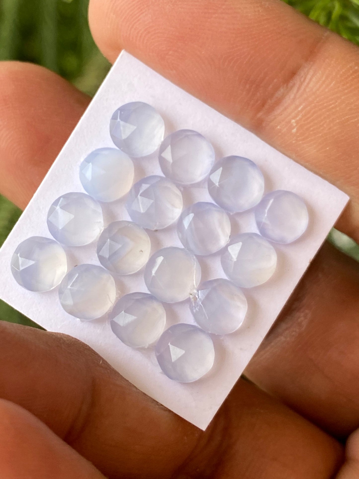 Gorgeous chalcedony rosecut round shape pcs 16 weight 18.70  carats size 6.5mm-6.8mm  chalcedony round