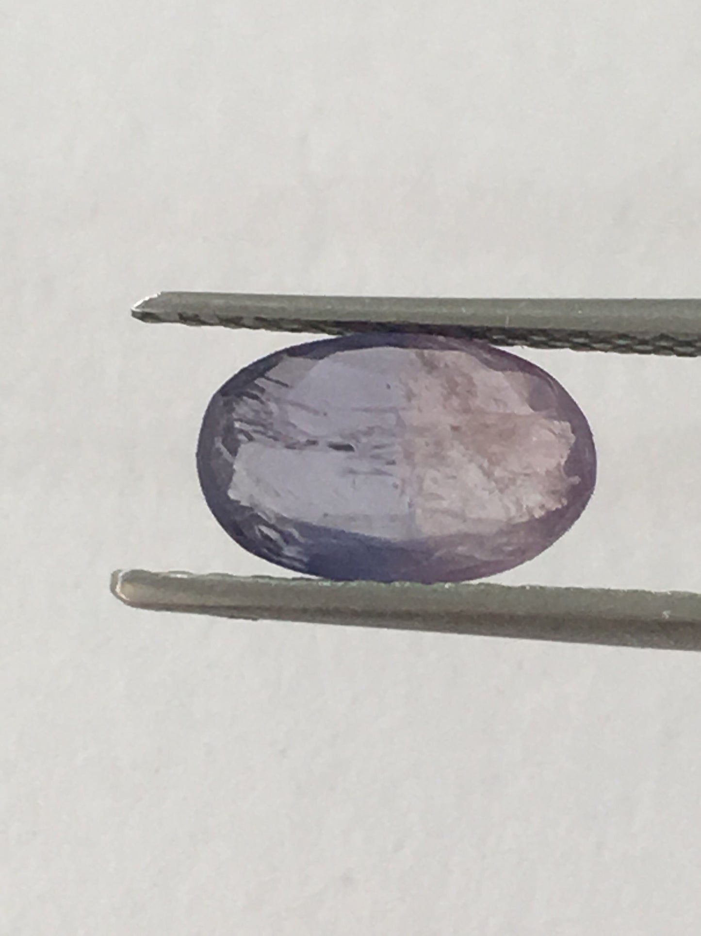 Extremely rare sapphire treasure blue meets pink bi color sapphire natural unheated untreated weight 1.05 carats size 8.4x5.2mm natural