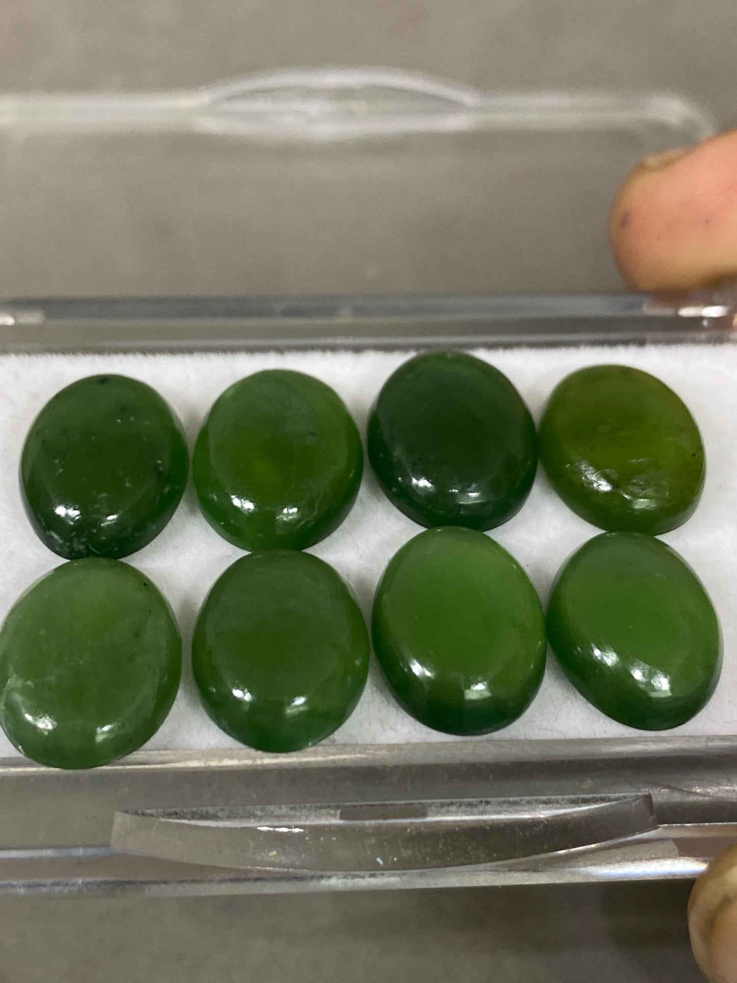 serpentine cabochons gems beautiful green cabochons pcs 8 wt 39.45 carats size 12x10mm serpentine cabochons