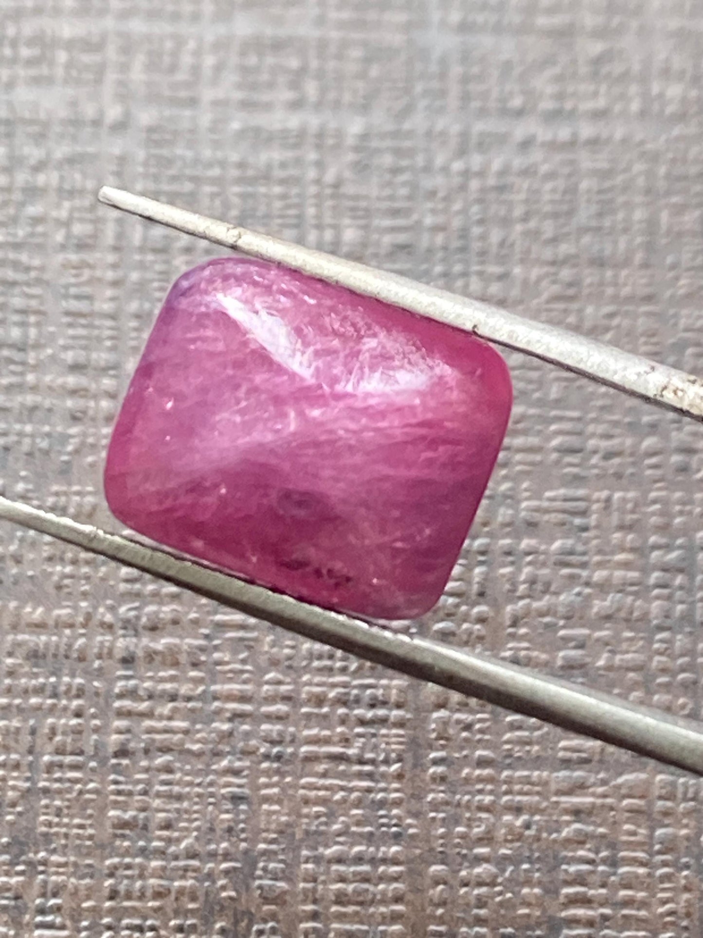 Aweome rare pink sapphire sugar loaf cabochons  weight  cts size pink sapphire   sugar loaf cabcohon