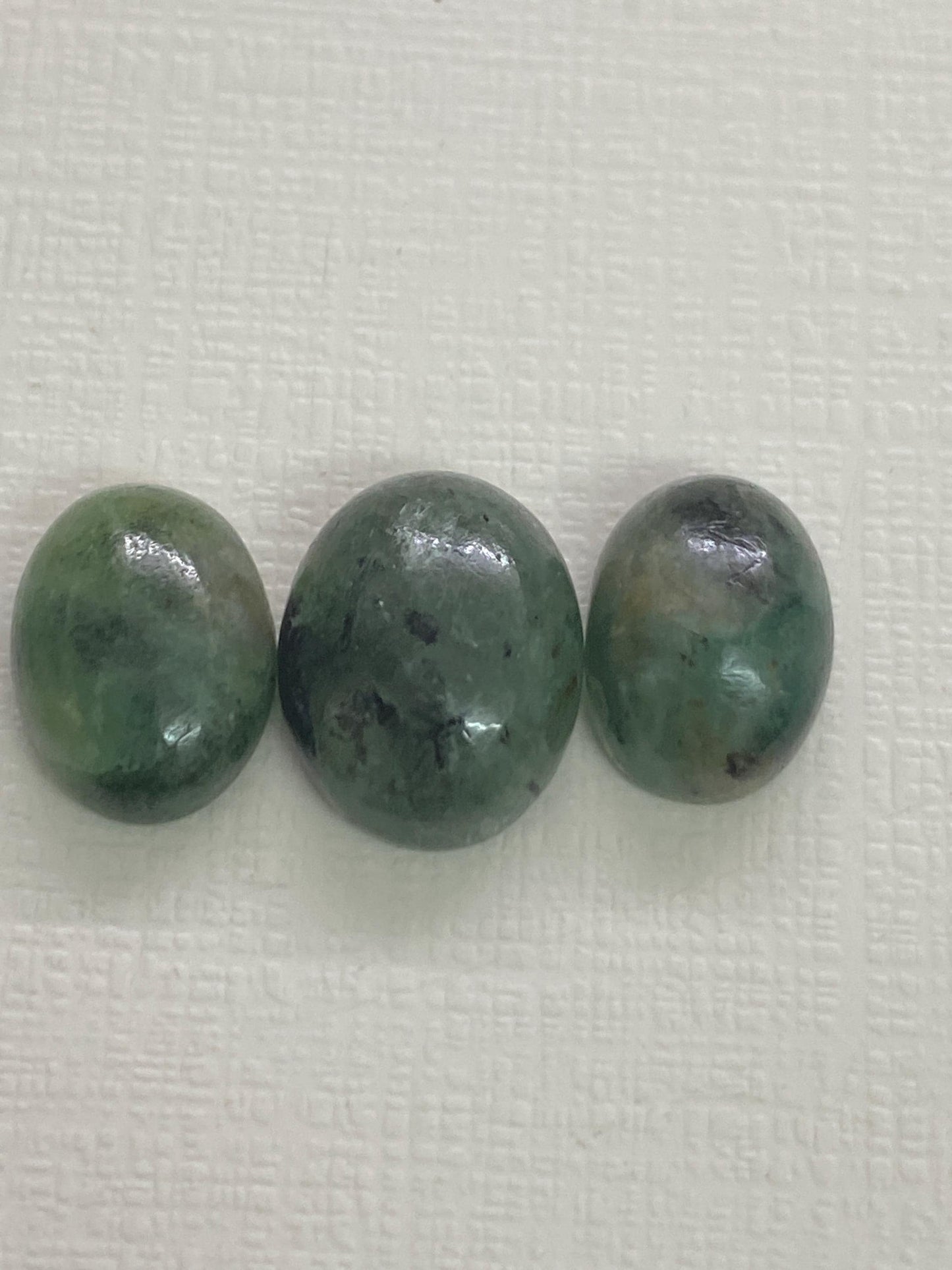 Fantastic rare Emerald cabochon wt  cts size  Pcs 3 natural emerald rosecut good color beautiful wholesale lot