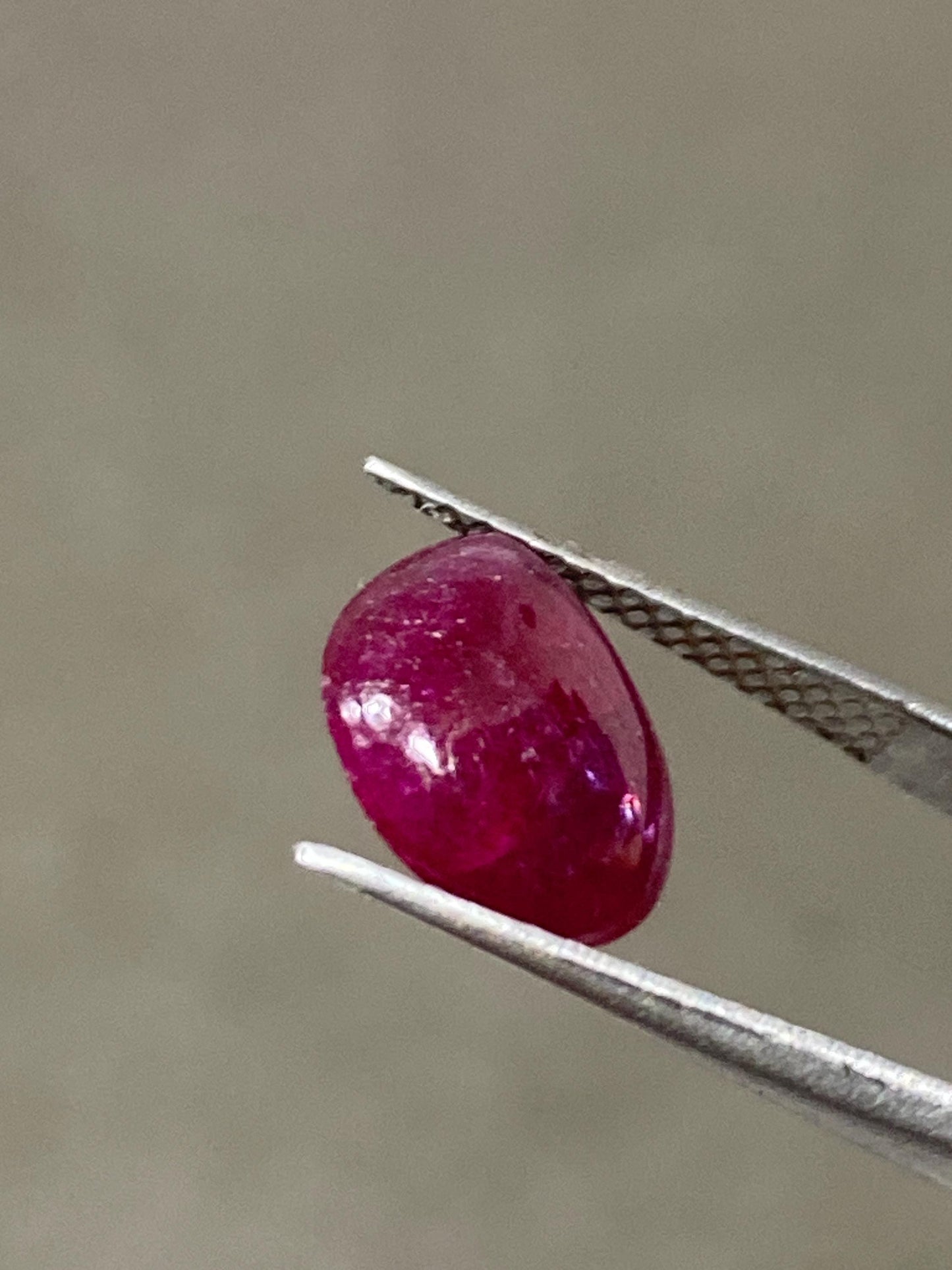 Fascinating very rare natural ruby cabochons mozambique mine lot heart  wt 3.4 cts size 10mm unheated untreated ruby smooth