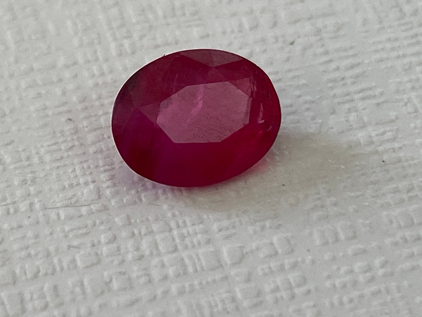 Rare Natural Mozambique ruby oval cut ring size small pendant size weight  carats Natural ruby oval cut